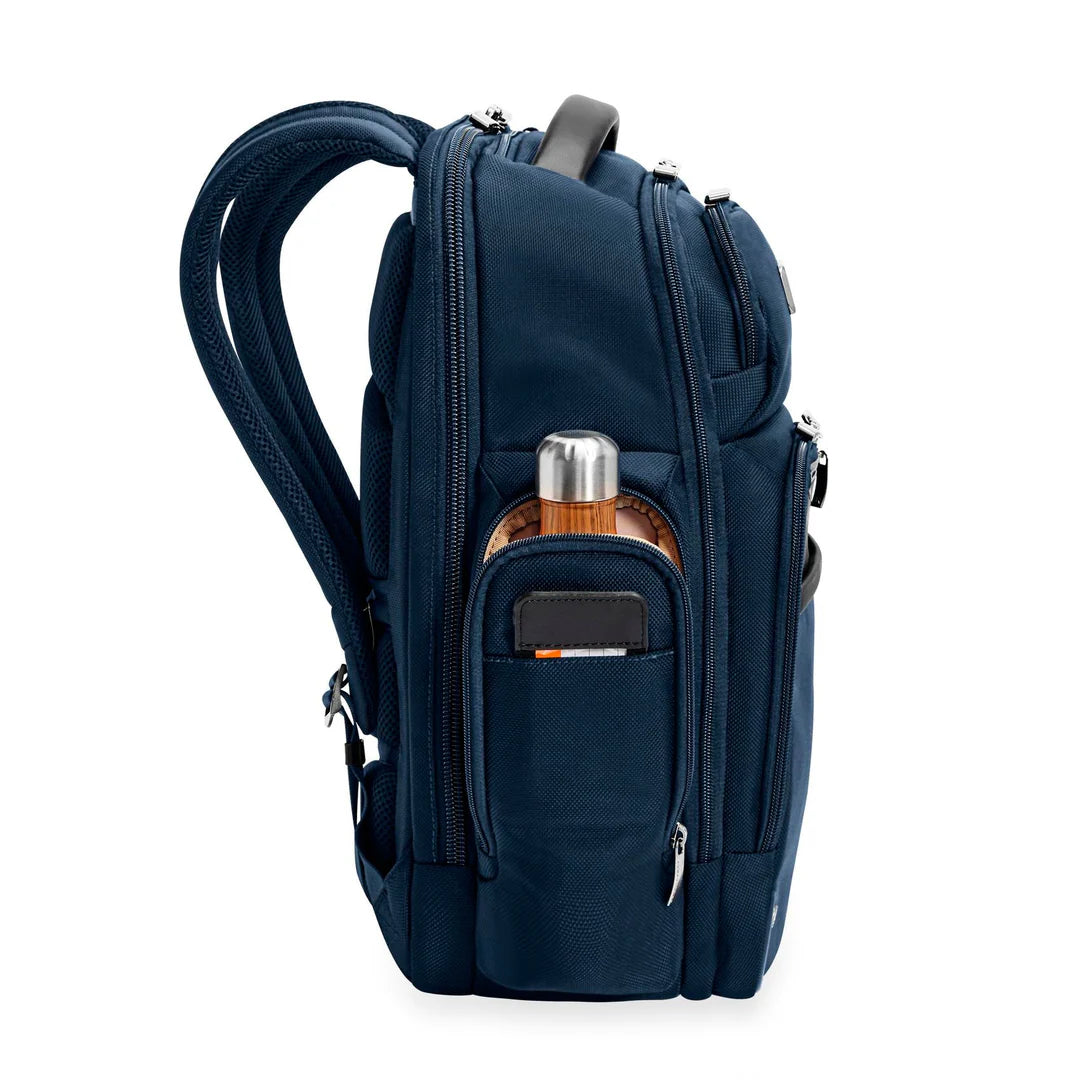 Briggs & Riley @Work Medium Cargo Backpack - Durable Laptop Backpack for Business Travel & Commuting - Perfect for Office, College & Everyday Use