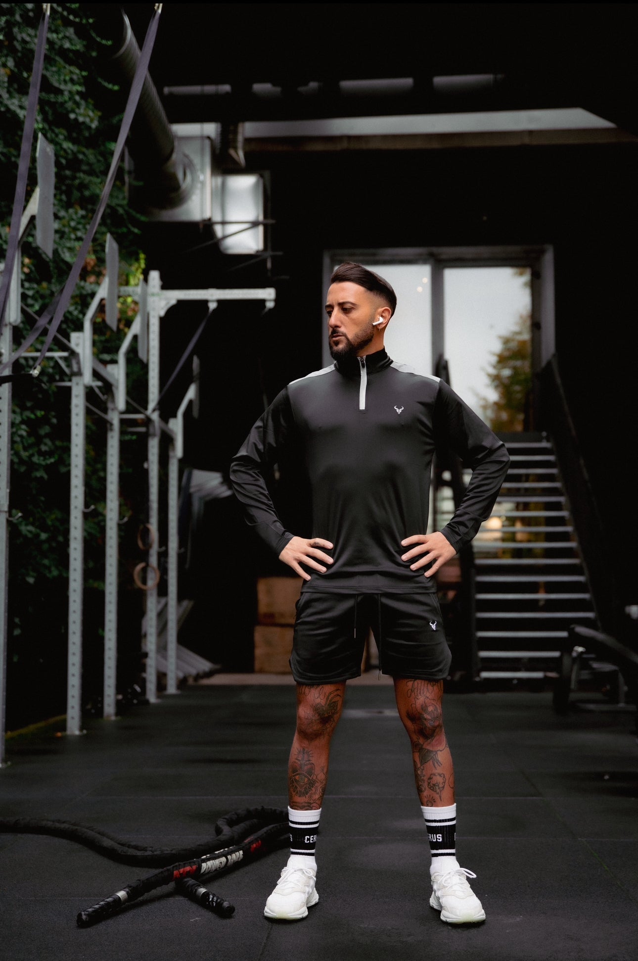 Cerus Black Proctor Linerless Shorts - Men's Comfortable Quick-Dry Workout Running Gym Shorts for Active Lifestyle & Outdoor Sports