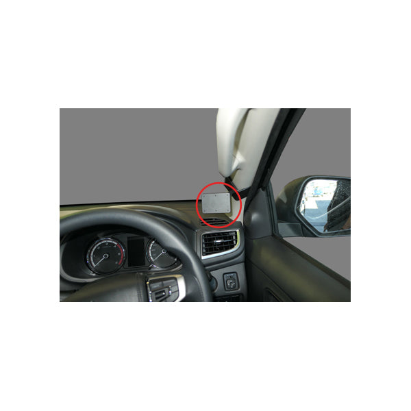 ClicOn No Holes Right Hand Dash Mount for Mitsubishi Triton (2019-2023) & Mitsubishi Pajero Sport (2017-2024) - Perfect for Phone & GPS Navigation While Driving