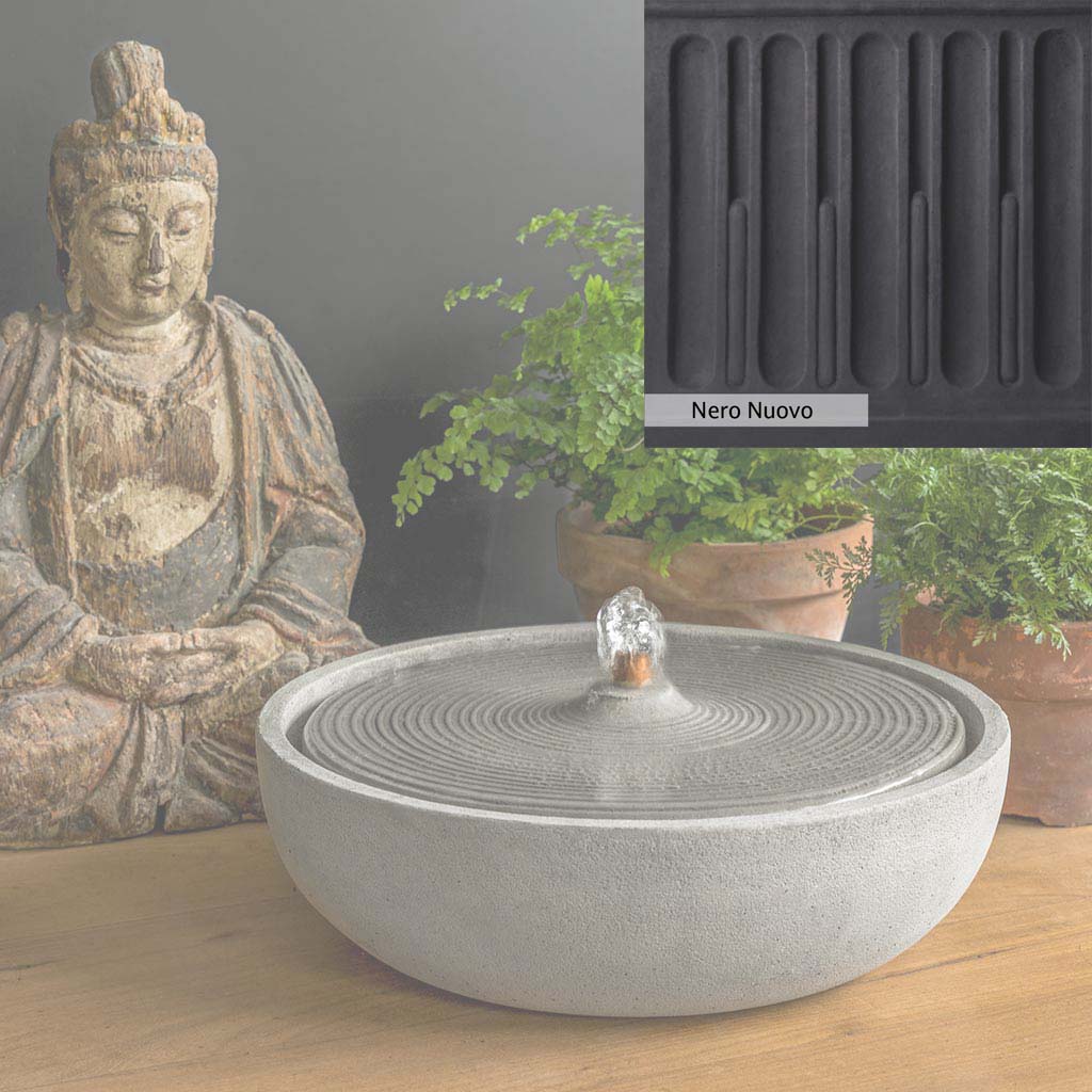 Campania International Ripple Fountain - Outdoor Garden Water Feature for Patio, Yard, and Landscape Decor | Relaxing Water Sounds for Backyard Oasis