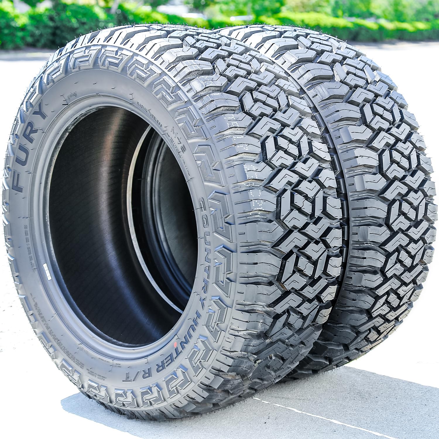 RT35X12.50R20LT FURY RT All-Terrain Tires - Premium Off-Road & Mud Tires for Trucks, SUVs, and Jeeps - Durable Traction for Adventure, Hunting, and Outdoor Exploration
