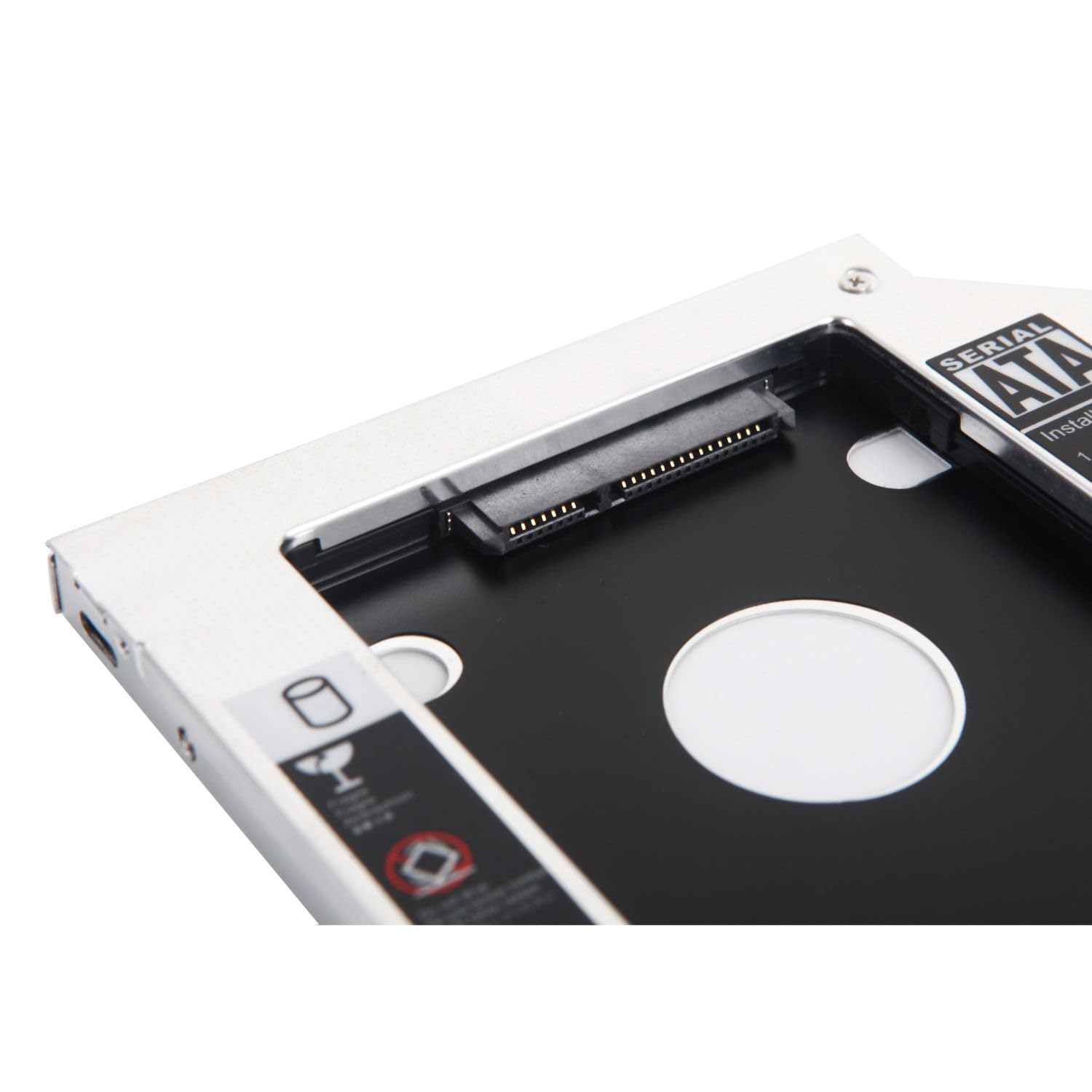 2nd HDD SSD Hard Drive Caddy Tray Bracket for Lenovo IdeaPad B51-80 B50-30 B50-45 B50-50 B50-70 B50-80 E50-70 - Upgrade Laptop Storage, Install Extra Drive in Optical Bay for Better Performance