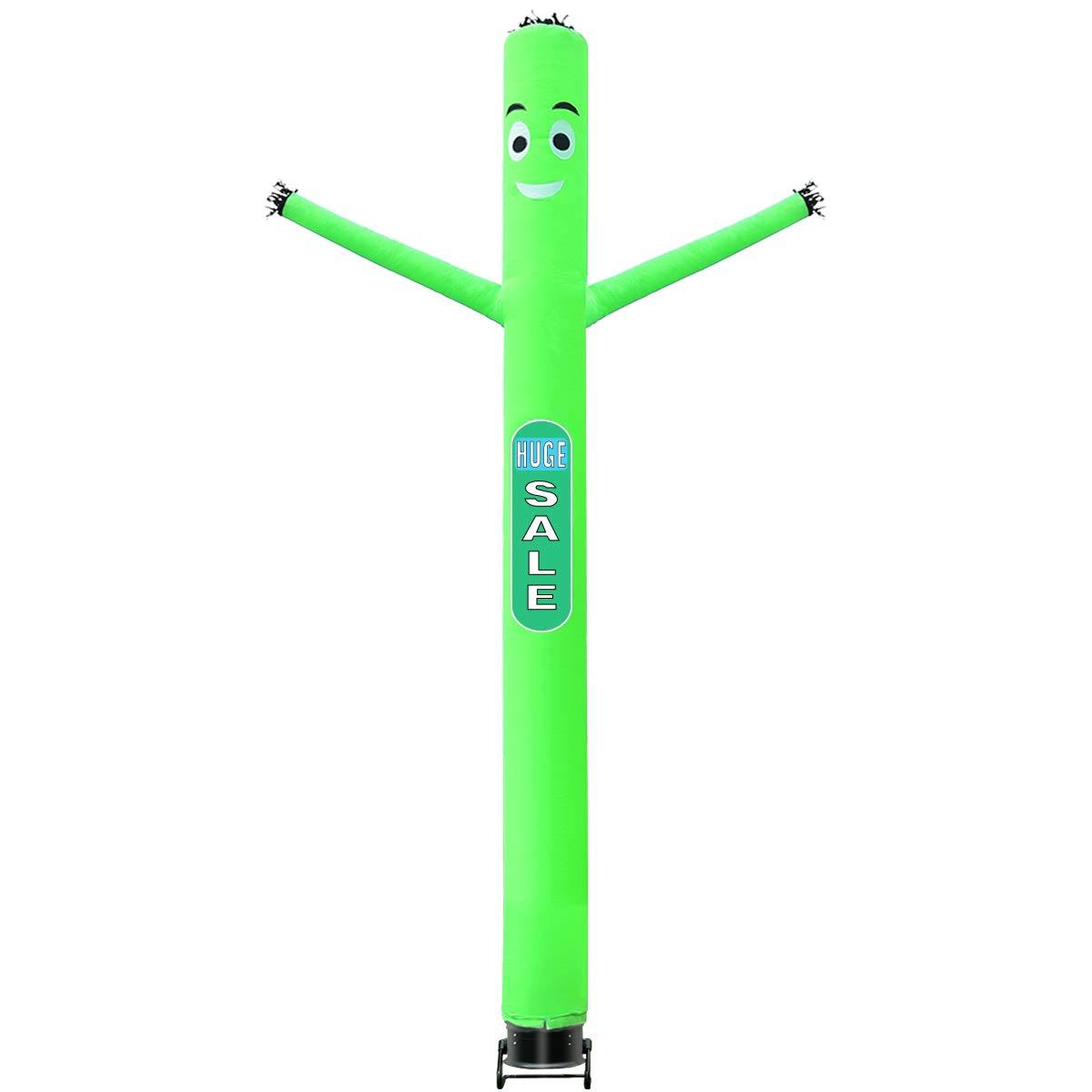 Tangkula 20ft Green Inflatable Dancing Tube Man with Blower - Wacky Waving Air Puppet for Grand Openings, Sales Events & Car Dealership Advertising - Includes Removable 