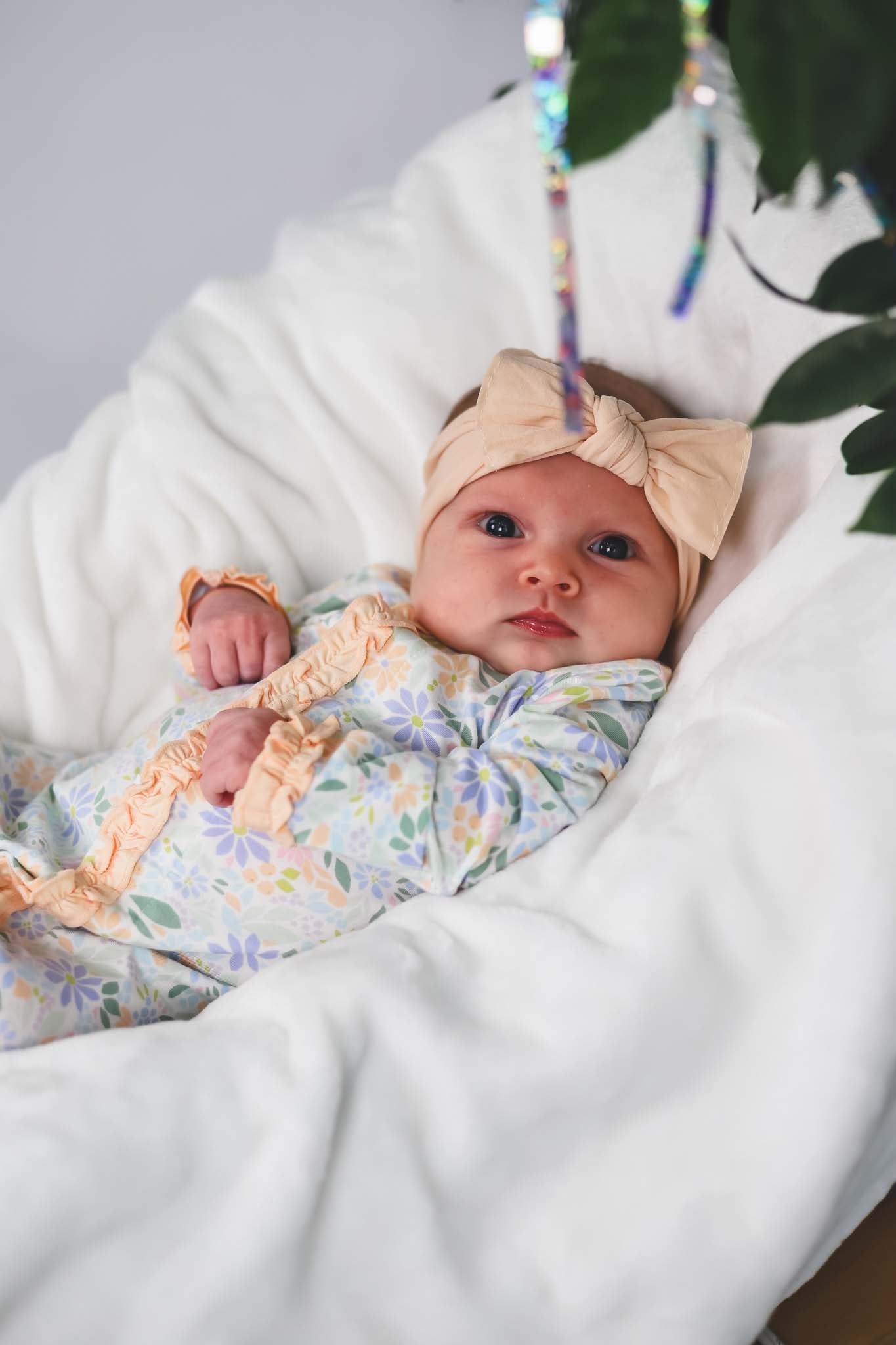 Darby Magnetic Footie for Baby Girls - Soft & Comfortable Infant Socks with Secure Magnetic Closure - Perfect for Newborns, Crawling & Playtime