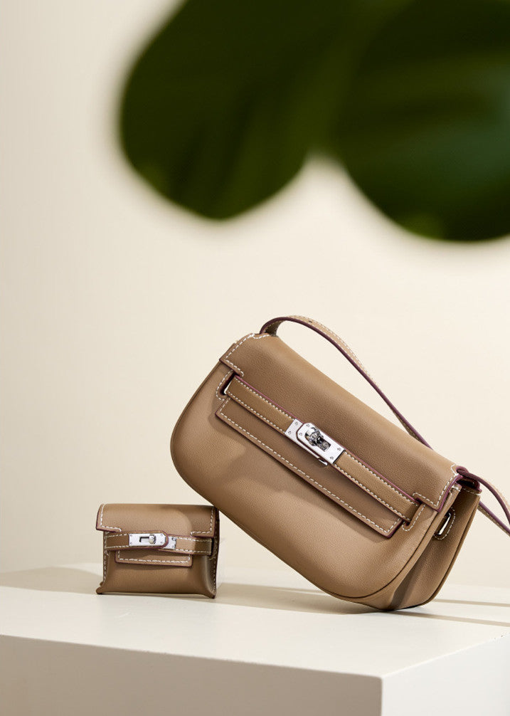 Mini Saddle Crossbody Bag for Women - Small Leather Shoulder Purse with Adjustable Strap - Perfect for Travel, Shopping & Everyday Use