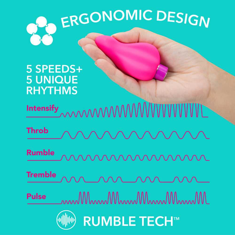 Aria Epic AF Ergonomic Curved Silicone Finger Vibrator - Waterproof & Rechargeable for Sensual Massage & Intimate Pleasure - Perfect for Couples & Solo Play