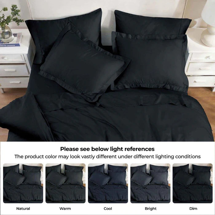 Premium 300 Thread Count Modal Duvet Cover Set - Soft & Breathable Beechwood Fabric - Perfect for Bedroom, Hotel, and Guest Room Comfort