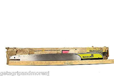 McCulloch PRO MAC 24-Inch Chainsaw Bar - Vintage Replacement Part #63560 XD - Perfect for Antique Chainsaw Restoration & Wood Cutting Projects