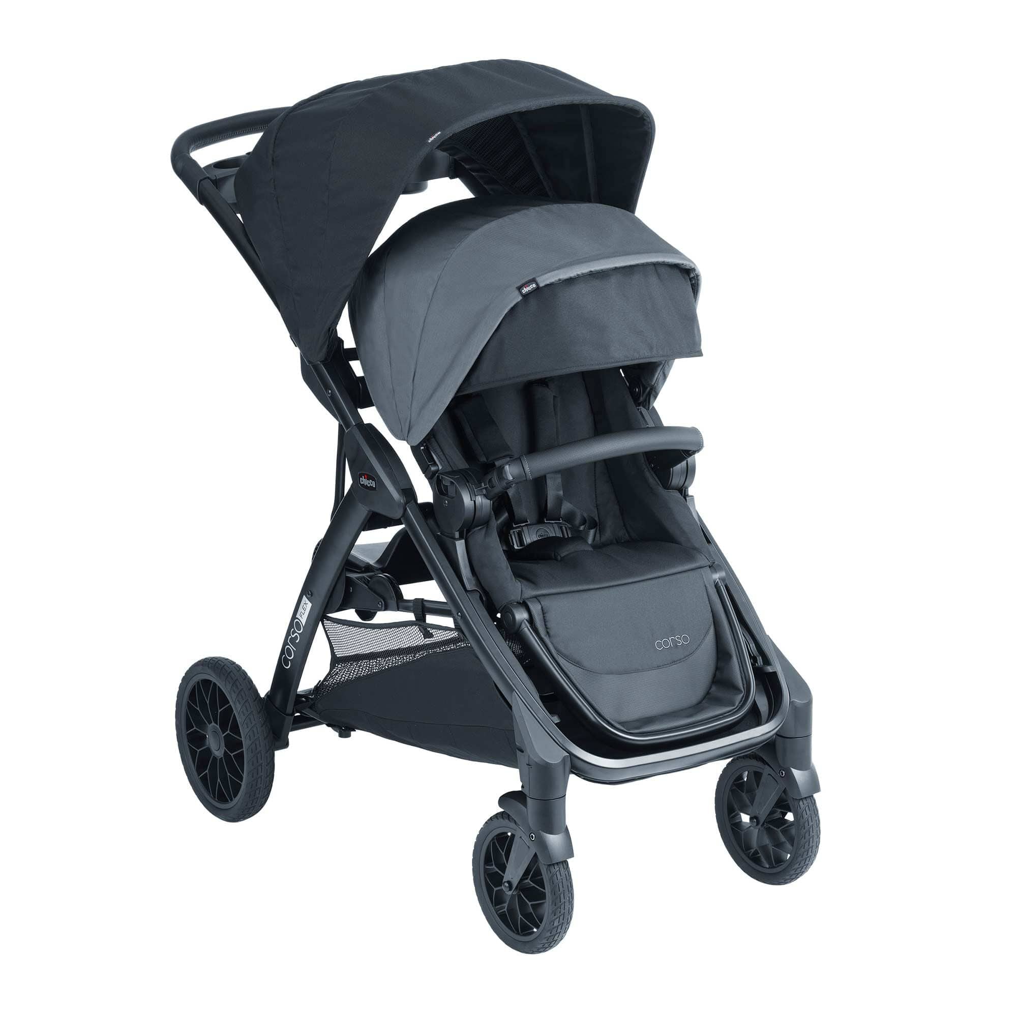 Chicco Corso Flex Modular Stroller - Lightweight Adjustable Travel System with Car Seat Compatibility | Perfect for City Walks, Shopping & Family Outings