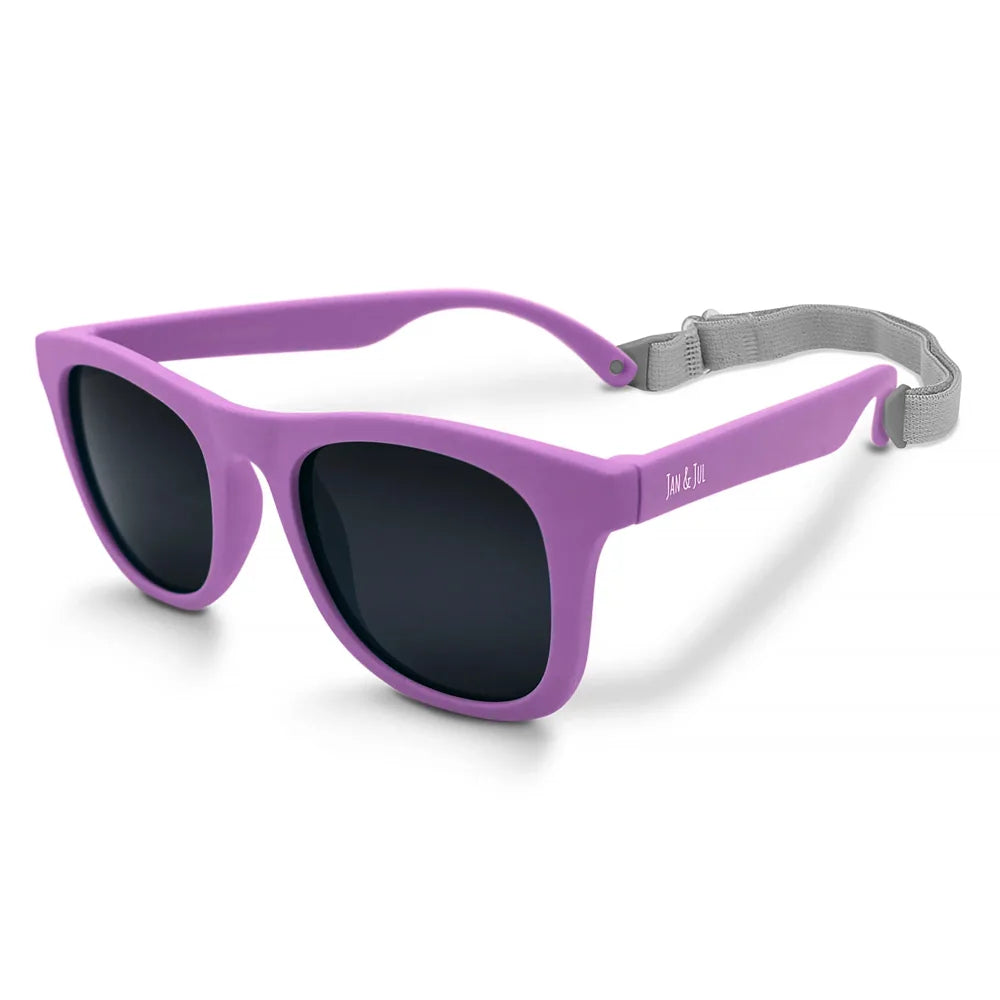Jan + Jul Urban Xplorer Sunglasses for Men & Women - UV Protection Polarized Purple Lens - Fashionable Outdoor & Driving Shades for Hiking, Beach, and Travel