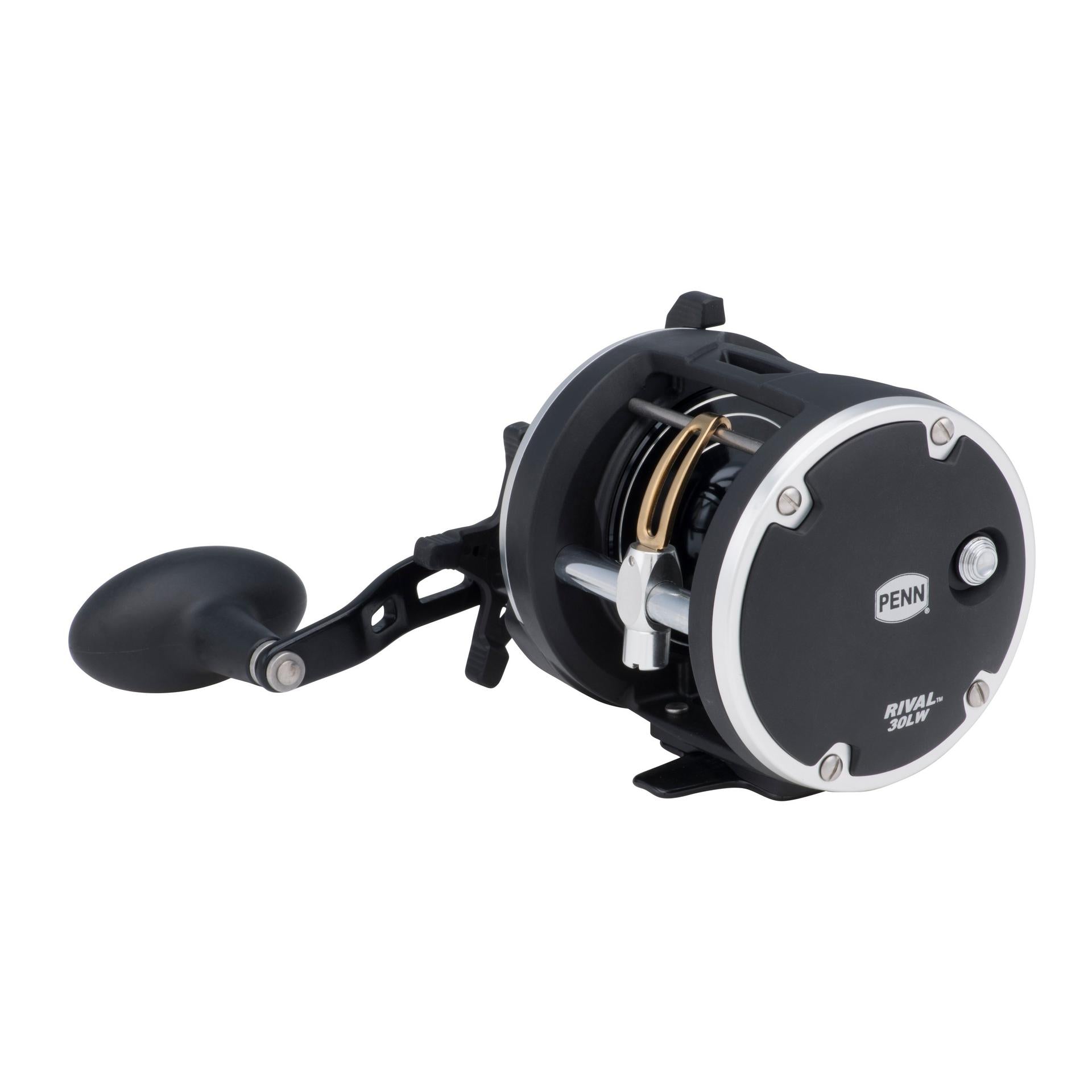 Rival™ Level Wind Conventional Fishing Reel - Smooth Casting & Retrieval for Saltwater & Freshwater Angling