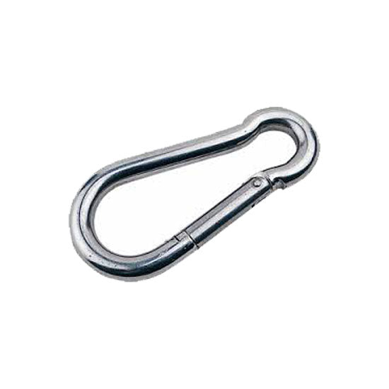 2 3/8 Inch Stainless Steel Alpine Snap Hook - Heavy Duty Carabiner for Climbing, Hiking, Camping & Outdoor Gear