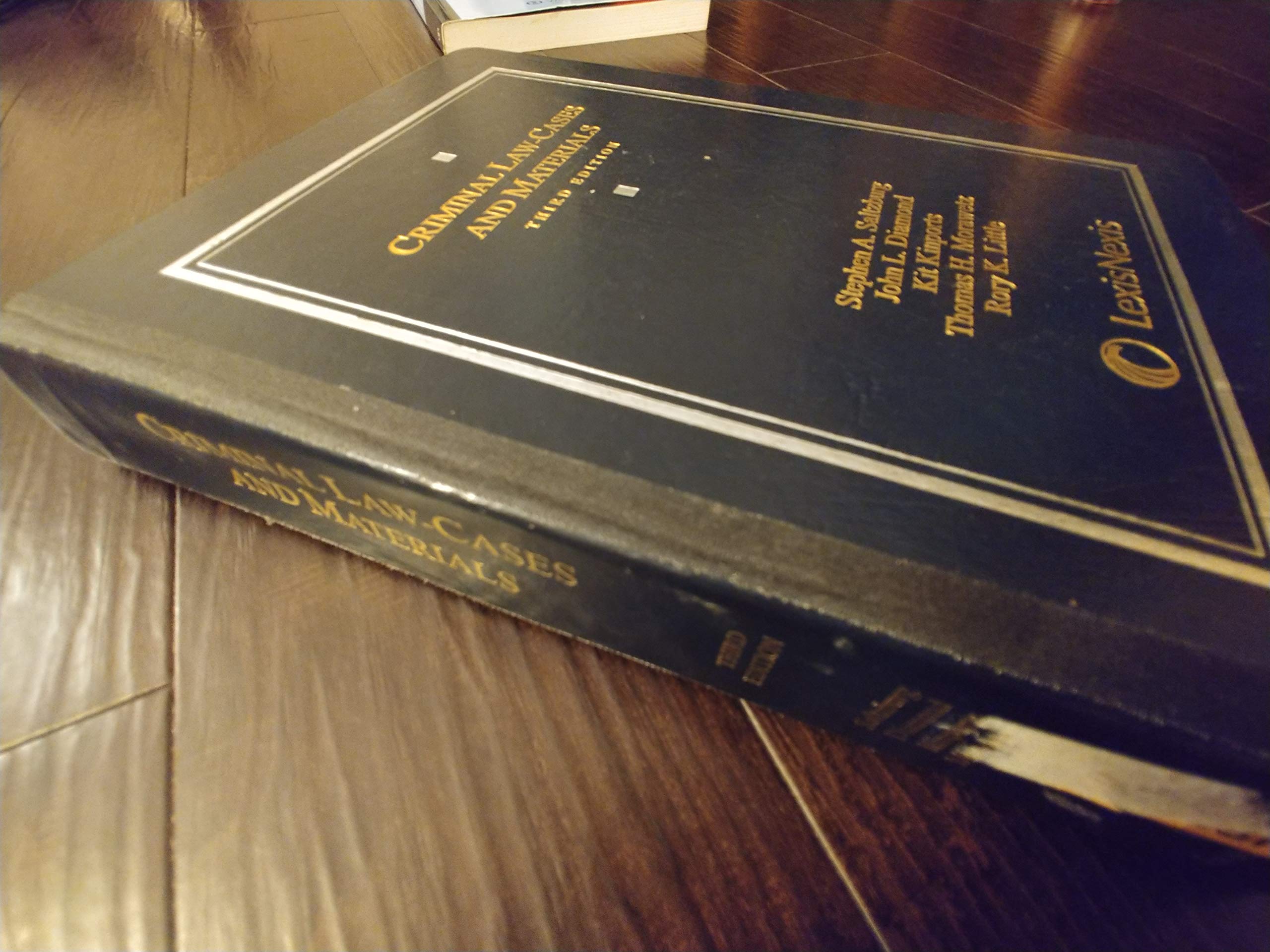 Criminal Law Cases and Materials - Legal Textbooks for Law Students, Attorneys, and Legal Professionals | Study Guide for Criminal Law Courses & Bar Exam Prep