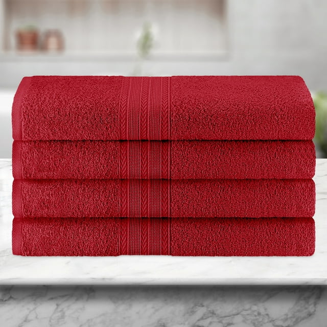 Premium 6-Piece Eco-Friendly Cotton Hand Towel Set - Soft, Absorbent & Sustainable Bath Towels for Kitchen, Bathroom & Gym - Ideal for Home, Spa & Travel Use