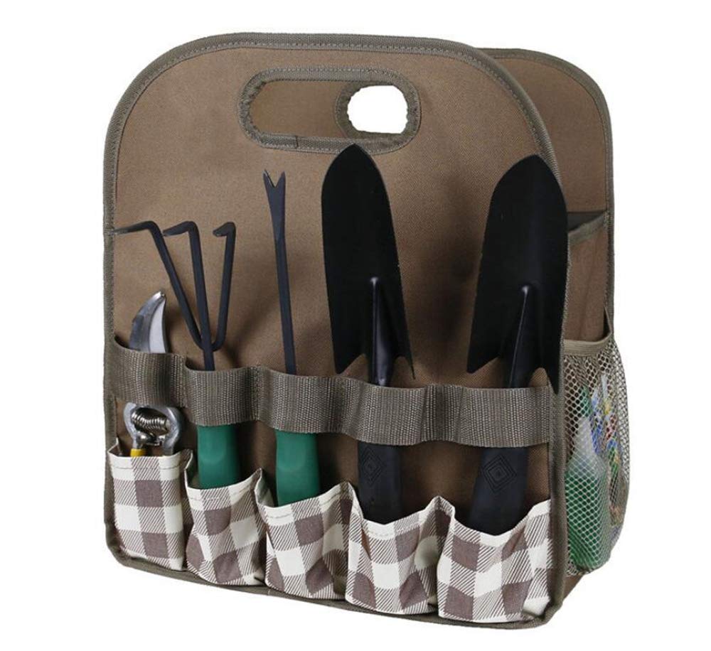 **Heavy Duty Gardening Tote Bag with 13 Pockets & PE Board - Waterproof Garden Tool Organizer for Lawn, Yard & Home - Durable Oxford Fabric Tool Holder for Pruners, Gloves & Supplies (Ideal for Landscaping & Outdoor Work)**