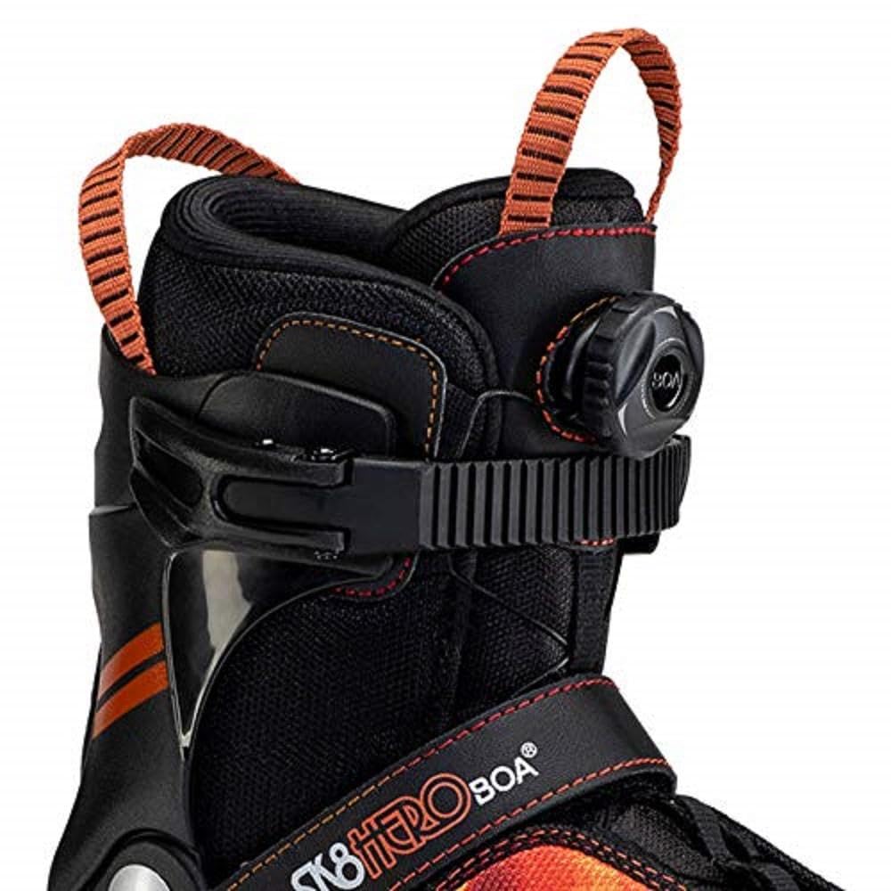K2 Sk8 Hero Boa ALU Boys Adjustable Inline Skates - Youth Rollerblades with BOA Closure System for Comfort & Performance - Perfect for Outdoor Skating, Fitness & Recreational Sports