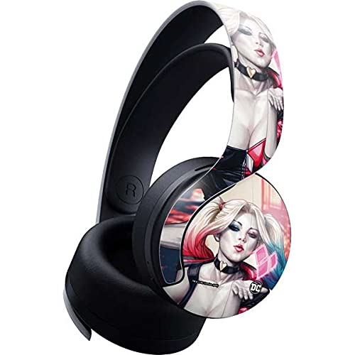 Official DC Comics Harley Quinn Rebirth Gaming Skin for PS5 Pulse 3D Wireless Headset - Art Germ Design Legacy Color Variant | Custom Decal Protection for Gamers & Collectors