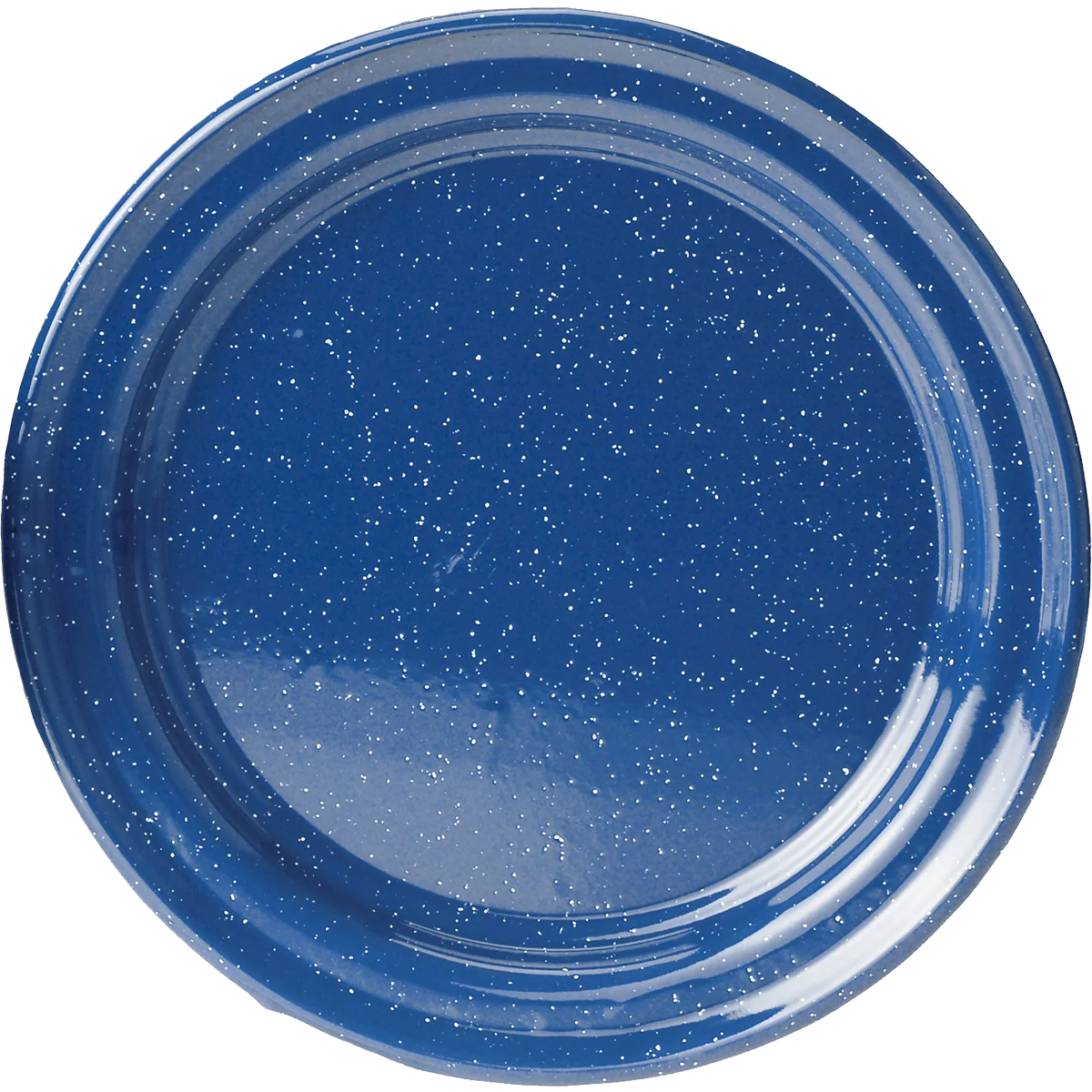 Vintage Style 12.5 Inch Enamelware Plate - Durable & Lightweight for Camping, Picnics & Outdoor Dining - Rustic Dinnerware for Home & Kitchen Use
