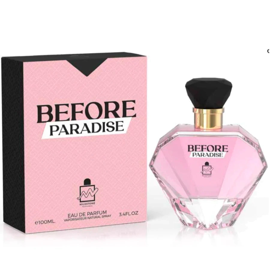 Before Paradise 3.4 oz Eau de Parfum for Women - Floral Fruity Perfume, Long Lasting Fragrance for Date Night & Special Occasions