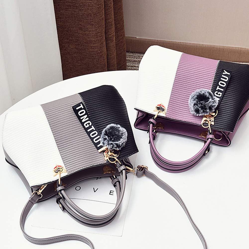 Stylish Women's PU Leather Handbags - Fashionable Satchel & Shoulder Tote Purses for Work, Travel & Everyday Use
