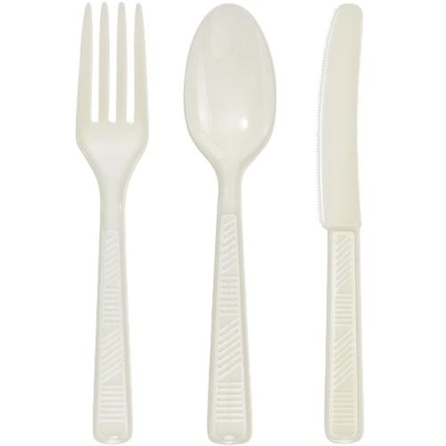576Pcs Patriotic Cutlery Set - Red White & Blue Disposable Cutlery with 192 Spoons, 192 Forks, 192 Knives | Premium Quality Plastic Utensils for 4th of July Parties, BBQs, Picnics & Patriotic Events | USA Flag Themed Tableware for Outdoor Gatherings