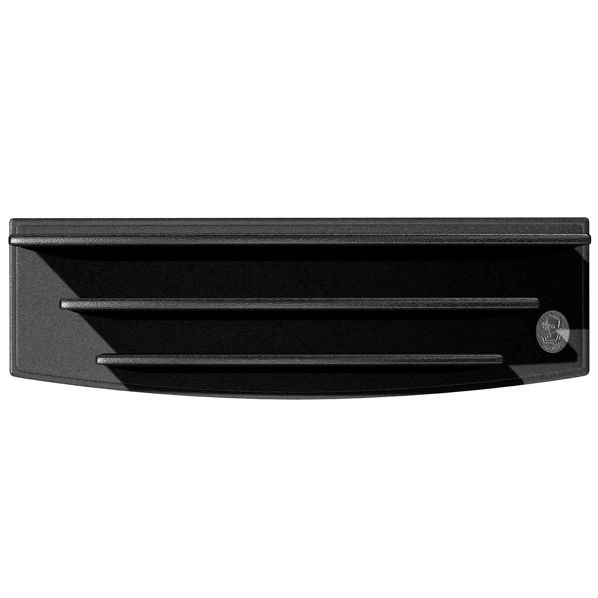 Premium M714 Genuine Leather Envelope Holder - Slim Black Document Organizer for Business, Travel & Everyday Use