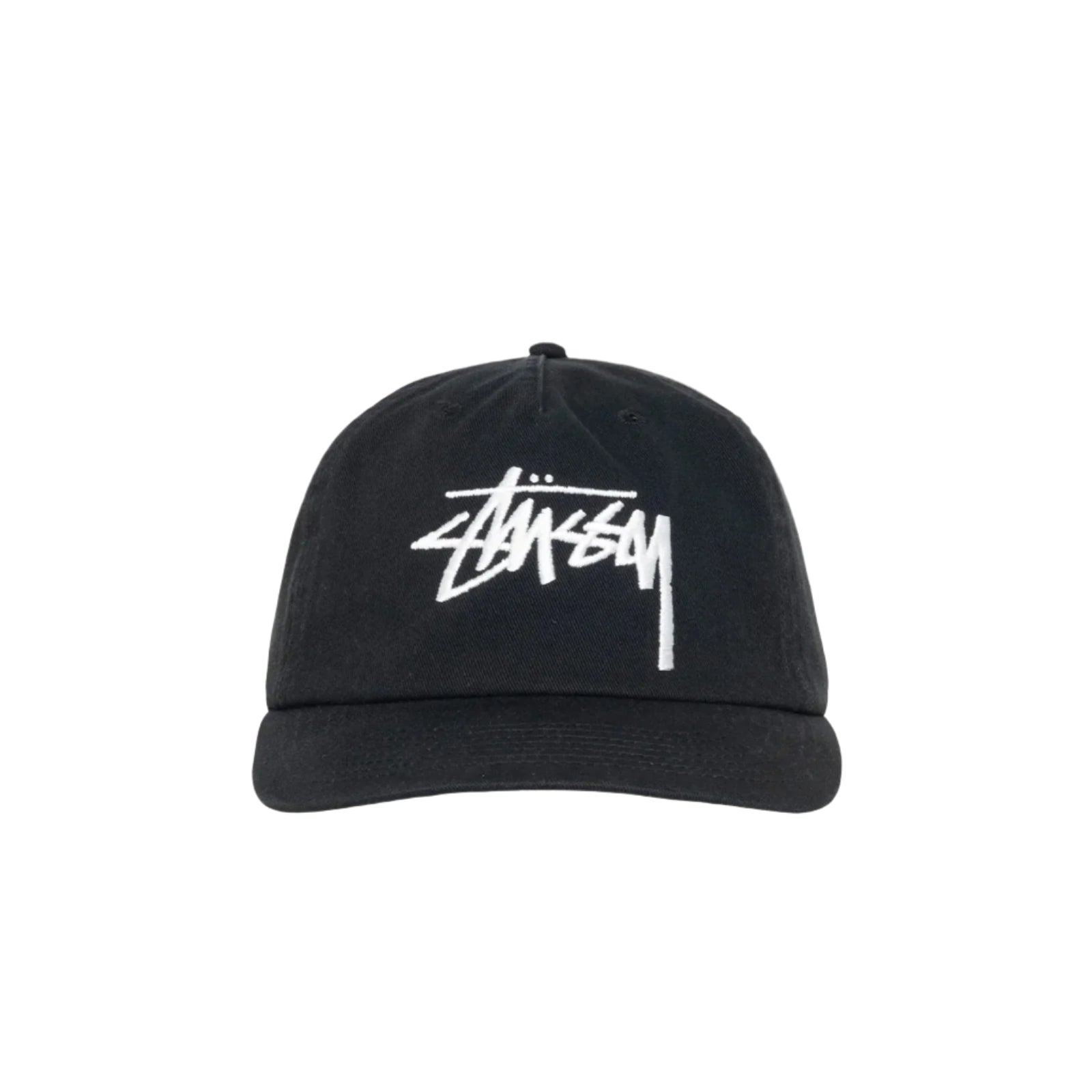 Stussy Mid Depth Big Stock Snapback Cap - Adjustable Dad Hat for Men & Women - Streetwear Fashion for Casual Outfits & Hip Hop Style