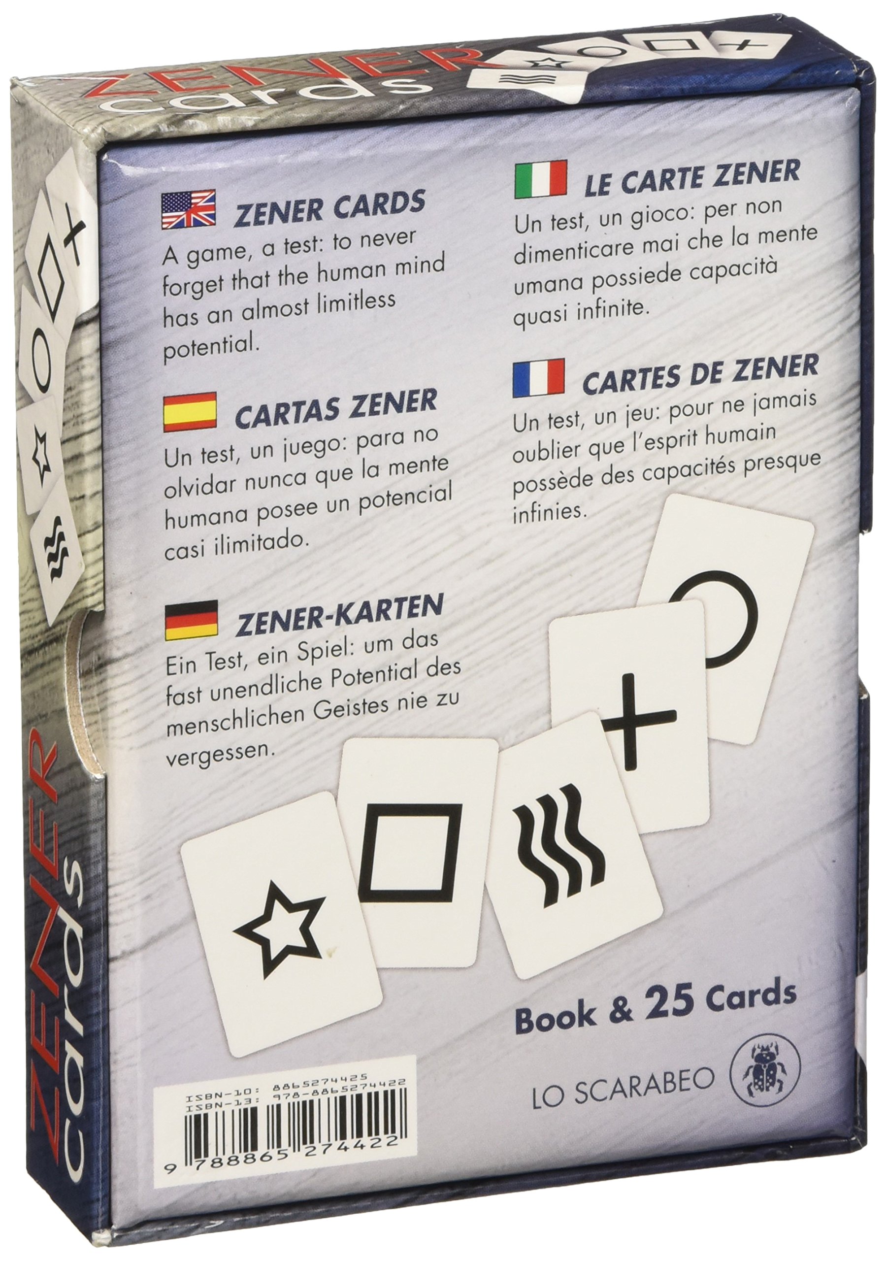 ZENER Cars: Premium ESP Tarot Cards for Psychic Readings, Divination & Spiritual Guidance - Perfect for Beginners & Professional Readers