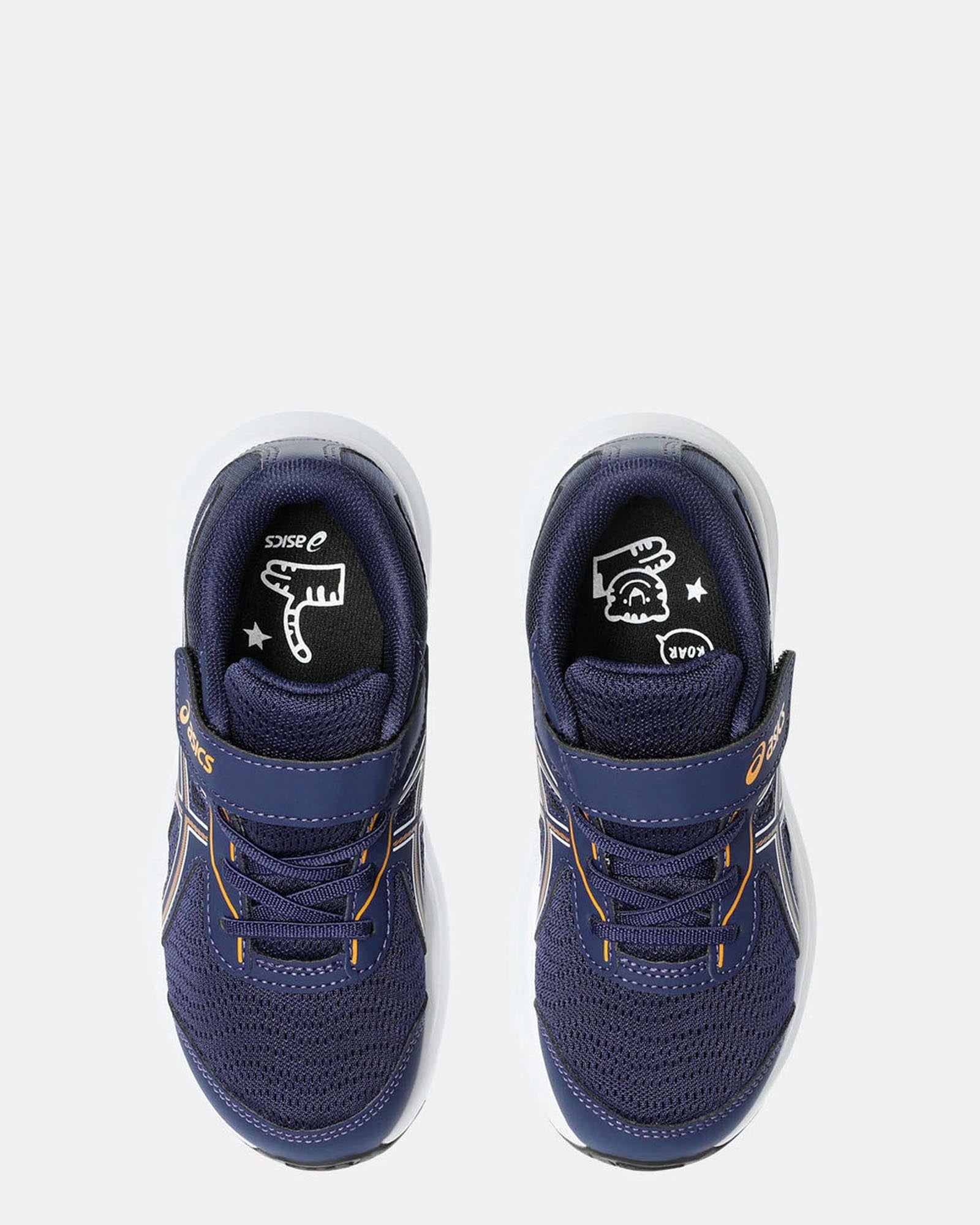 Contend 9 Preschool Kids Shoes - Indigo Blue & White Sneakers for Toddlers - Comfortable Walking & Play Shoes for Daycare & Outdoor Activities