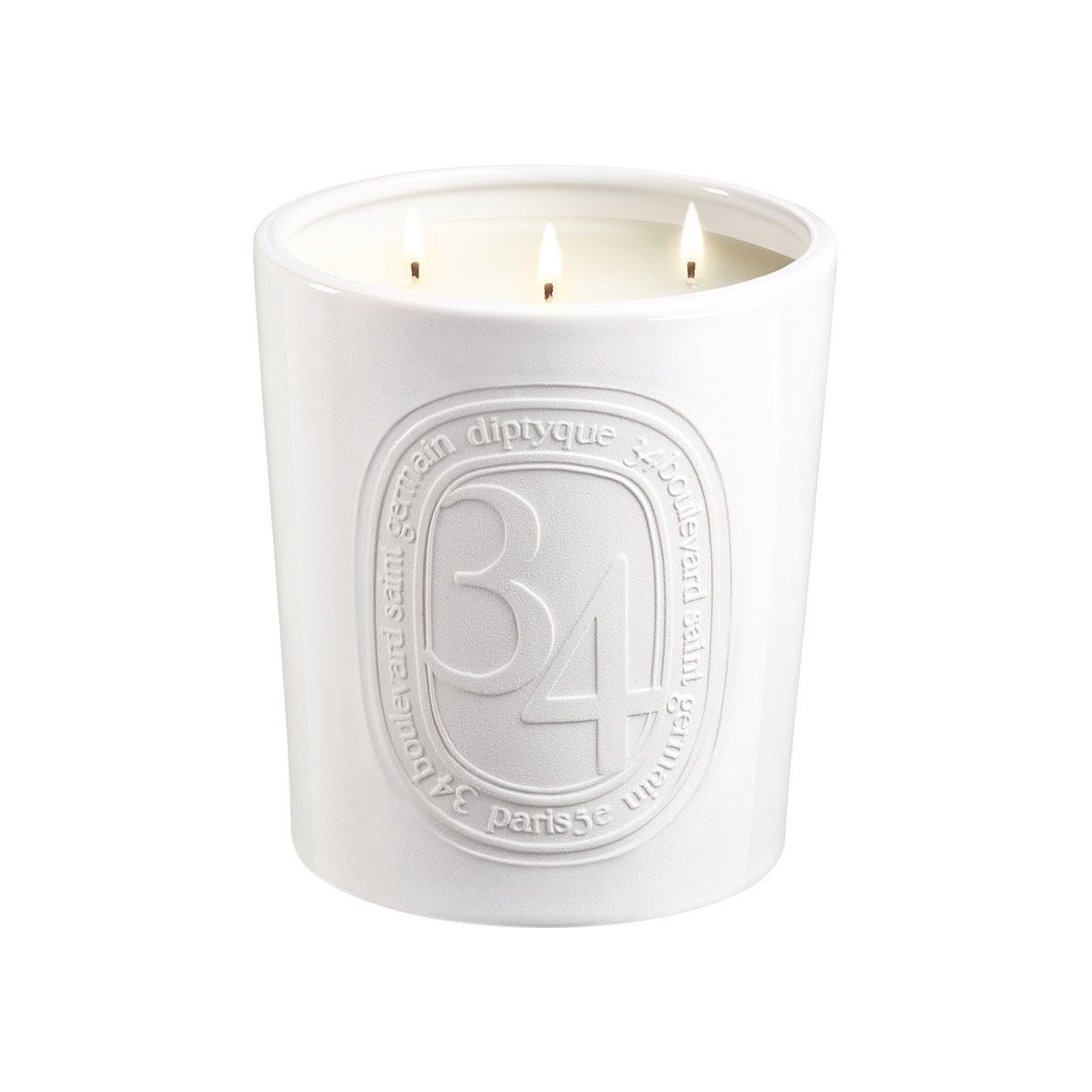 34 Boulevard Saint Germain Scented Candle - Luxury Home Fragrance for Relaxation & Aromatherapy - Perfect for Bedroom, Bathroom & Living Room Décor