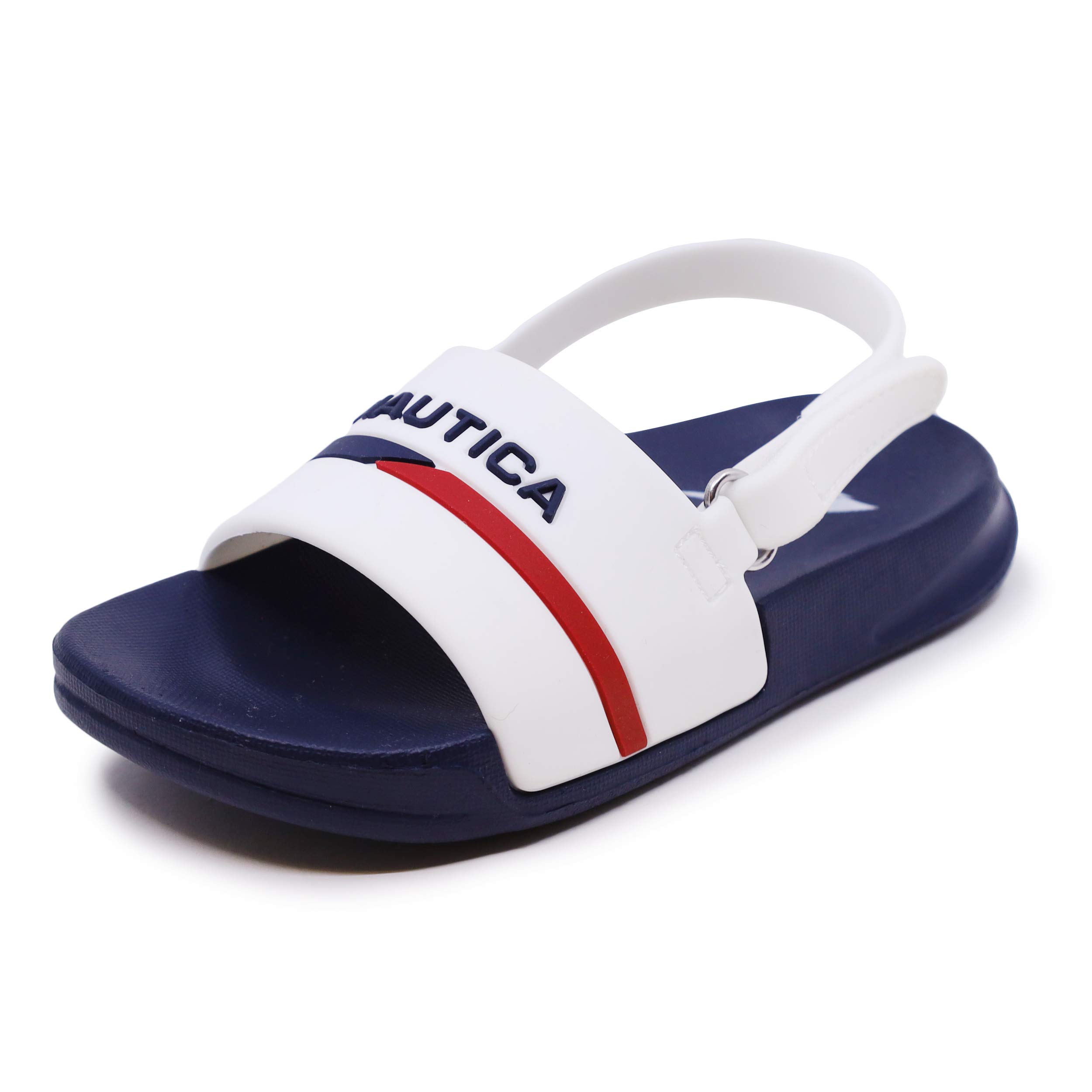 Nautica Kids Toddler-Infant Athletic Slide Pool Sandal for Boys & Girls - Comfortable & Durable for Infant/Toddler/Little Kid - Perfect for Beach, Pool, and Outdoor Play