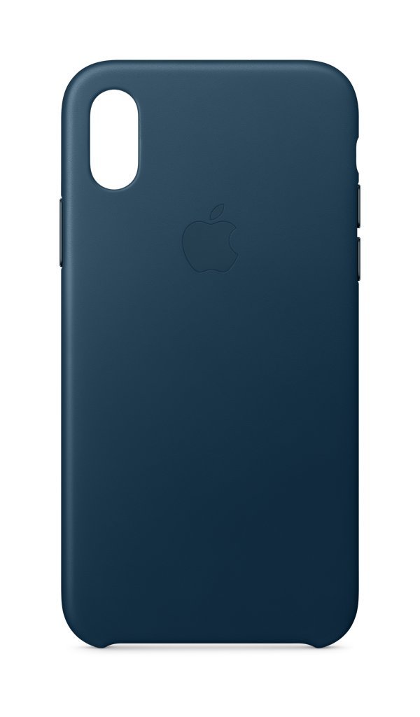 Apple iPhone X Leather Case - Premium Cosmos Blue Protective Cover | Slim Fit, Scratch-Resistant | Perfect for Work, Travel & Everyday Use