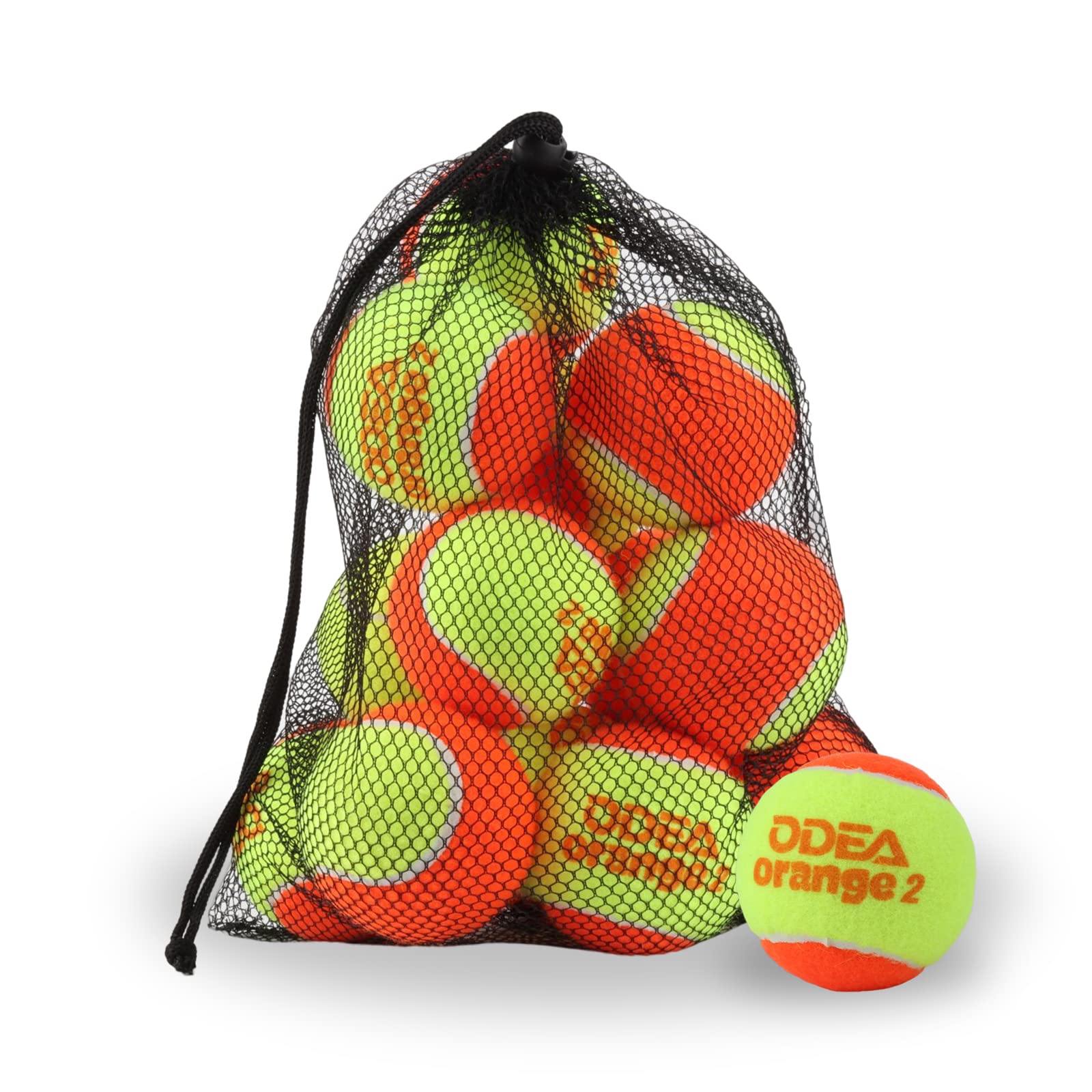 LITIAN 12-Pack Orange Tennis Balls for Beginners, Kids, Beach Tennis & Dog Training - Durable Practice Balls with Convenient Carry Bag (Great for Outdoor Play, Sports Practice & Pet Activities)