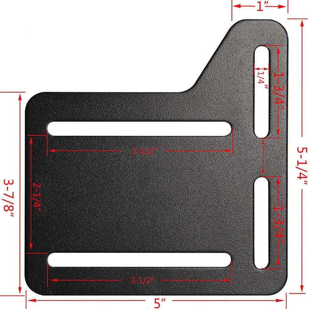 CAFORO Queen Bed Conversion Kit - 2 Pack Headboard Attachment Brackets & Bed Frame Adapter Plates for Full to Queen Size Bed Modification | Perfect for Bedroom Furniture Upgrades, DIY Headboard Installation, and Mattress Frame Adjustments