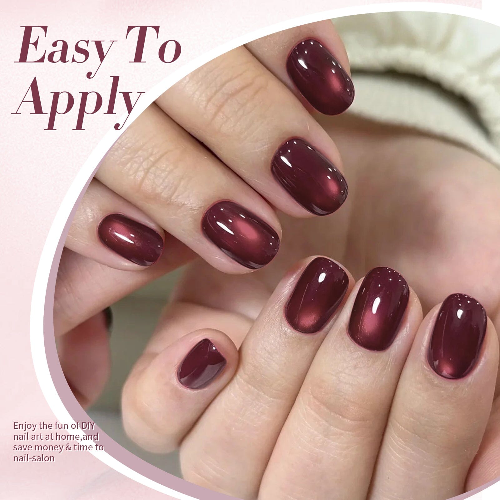Red Water Light Cat Magnetic Gel Polish AW05 15ml - Long Lasting Nail Polish for Salon & Home Manicure - Perfect for Nail Art, Special Occasions & Gift Giving