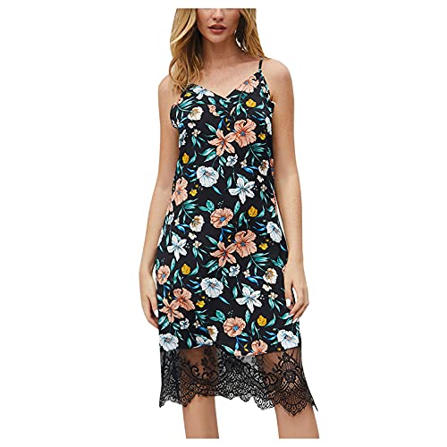 Elegant Summer Women's Floral Lace Camisole Dress - Breathable Casual Sundress for Beach, Vacation & Date Night Outfits