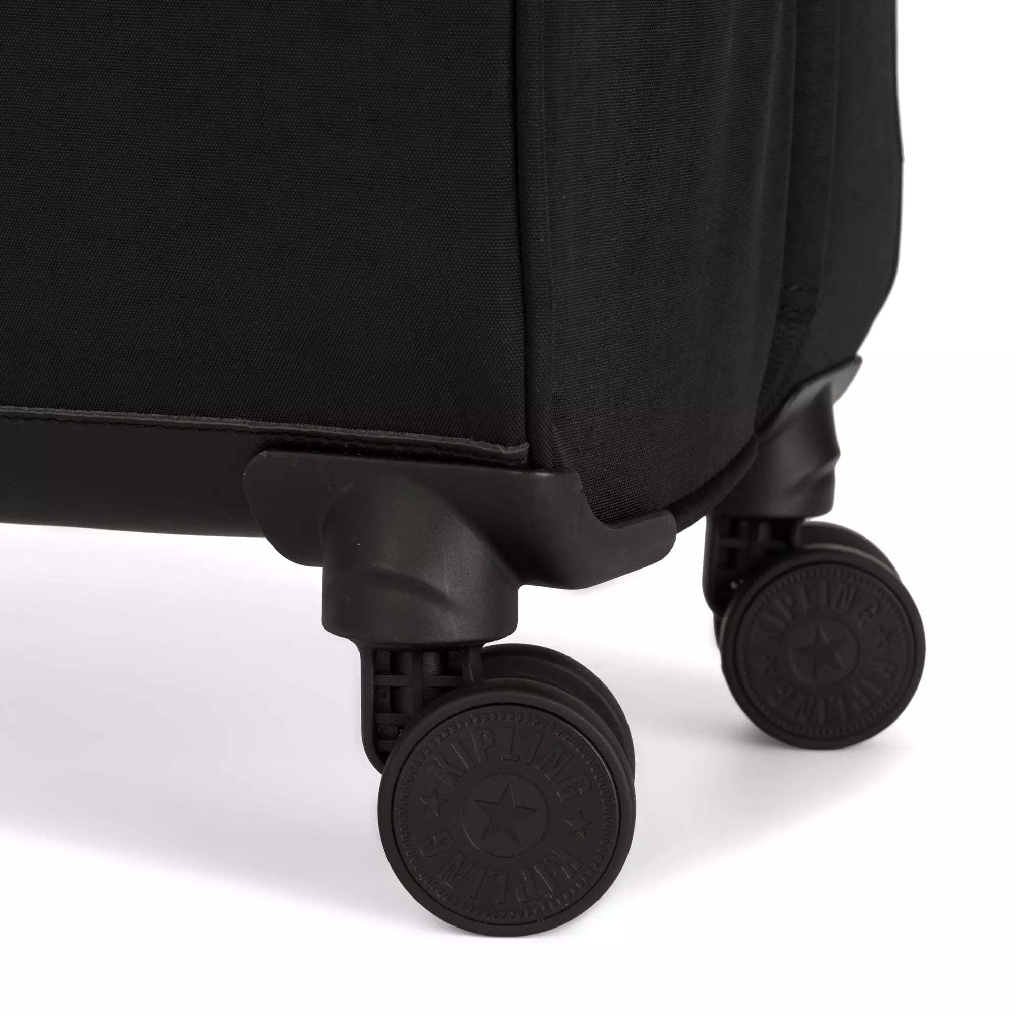 Kipling Spontaneous Medium Rolling Luggage - Black Noir Carry-On Suitcase for Women Travel, Business Trips & Weekend Getaways