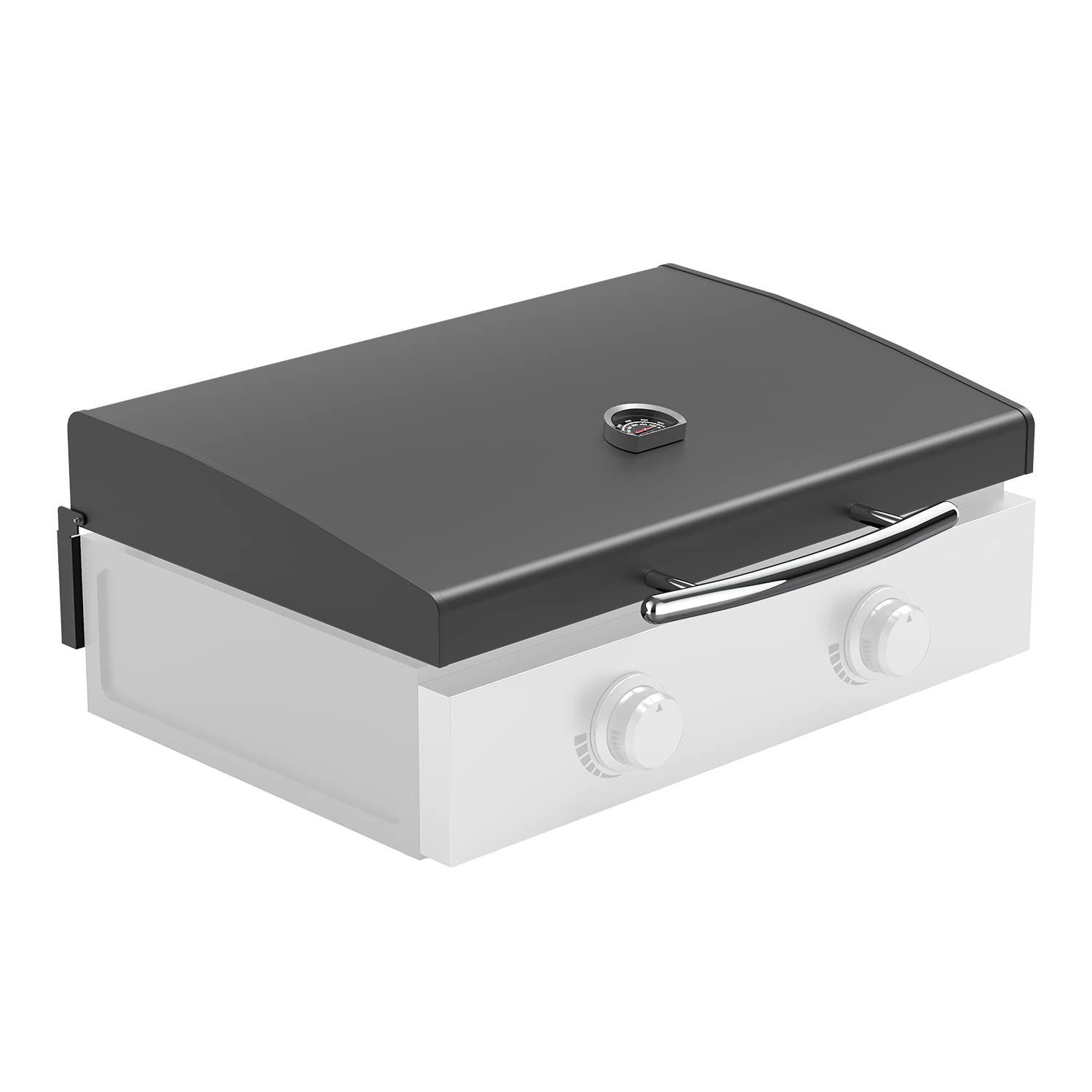 Heavy Duty Hinged Griddle Hard Cover Hood with Thermometer for Blackstone 22
