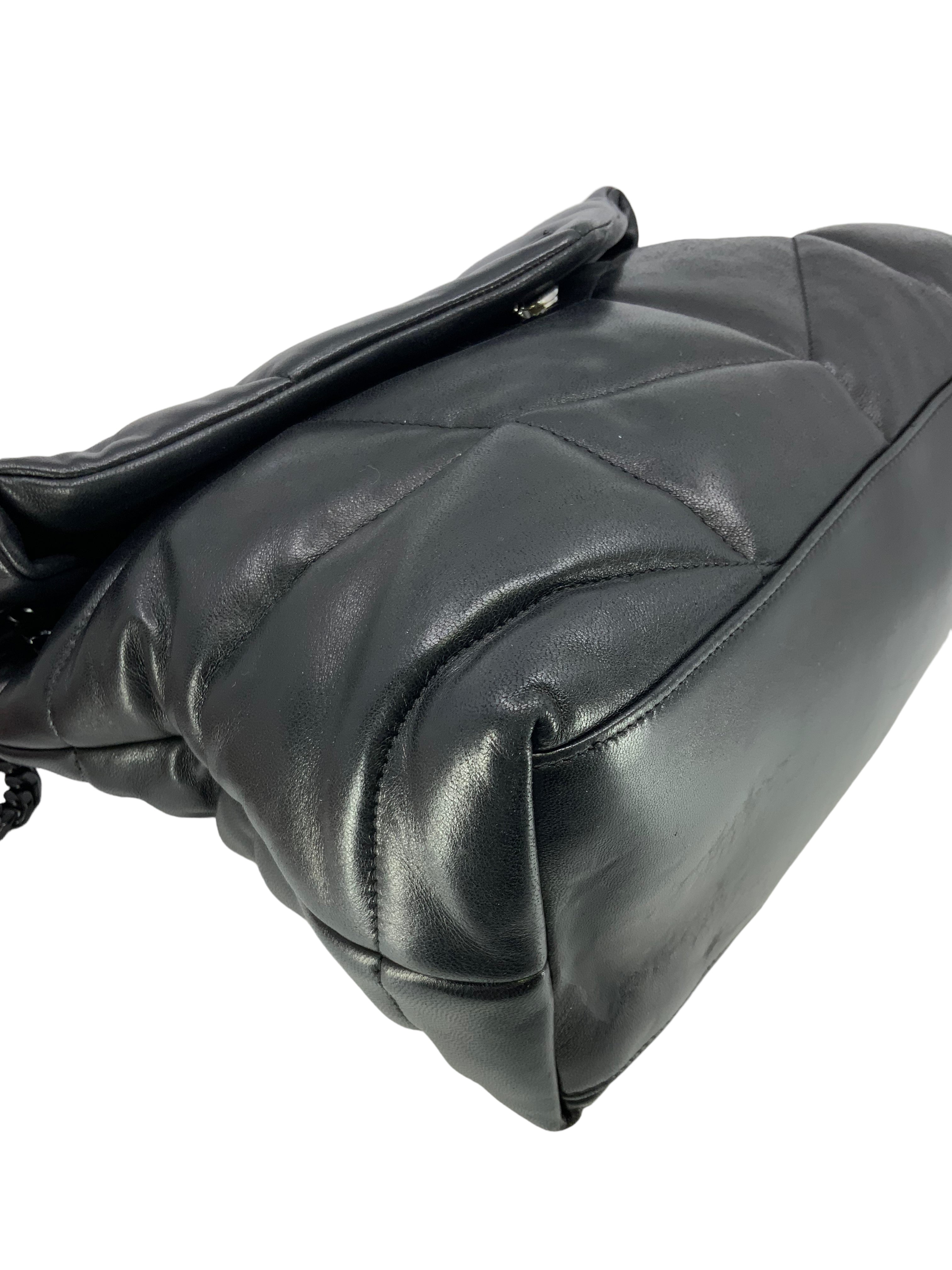 SAINT LAURENT Medium Puffer Shoulder Bag for Women | Luxury Quilted Leather Crossbody Purse | Perfect for Work, Travel & Evening Outings