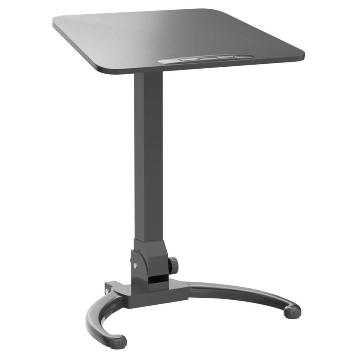 JOYworker Foldable Standing Desk - Adjustable Height Sit Stand Workstation with Wheels, 90° Tiltable Portable Laptop Table for Home Office, Non-Slip Surface Holds 22lbs (Black) | Perfect for Remote Work, Small Spaces & Ergonomic Workspaces