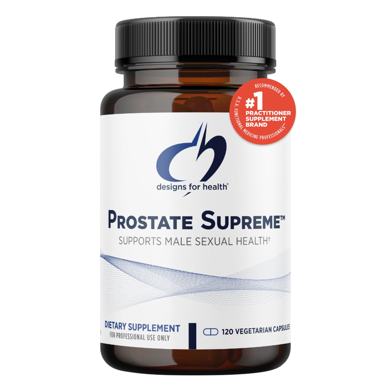 Designs for Health Saw Palmetto Prostate Supplement for Men - Prostate Supreme with Saw Palmetto, DIM, Vitamins, Nettle, Zinc & Chrysin - Non-GMO, Soy Free (120 Capsules) - Supports Urinary Health & Vitality for Active Men