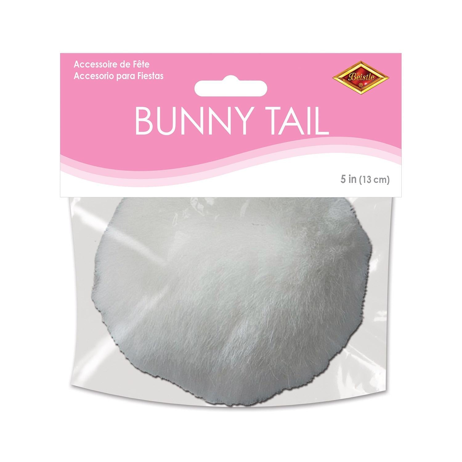 12 Pack Beistle Easter Plush Bunny Tails - Soft Fluffy Bunny Tail Decorations for Easter Party, DIY Crafts, Home Decor, and Spring Celebrations