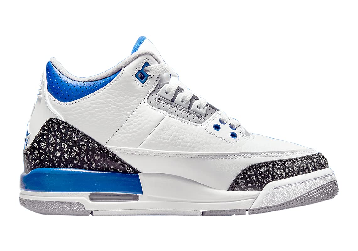 Nike Men's Air Jordan 3 Retro Grade School Basketball Shoes - Comfortable Sneakers for Kids & Teens - Perfect for School, Sports, and Casual Wear