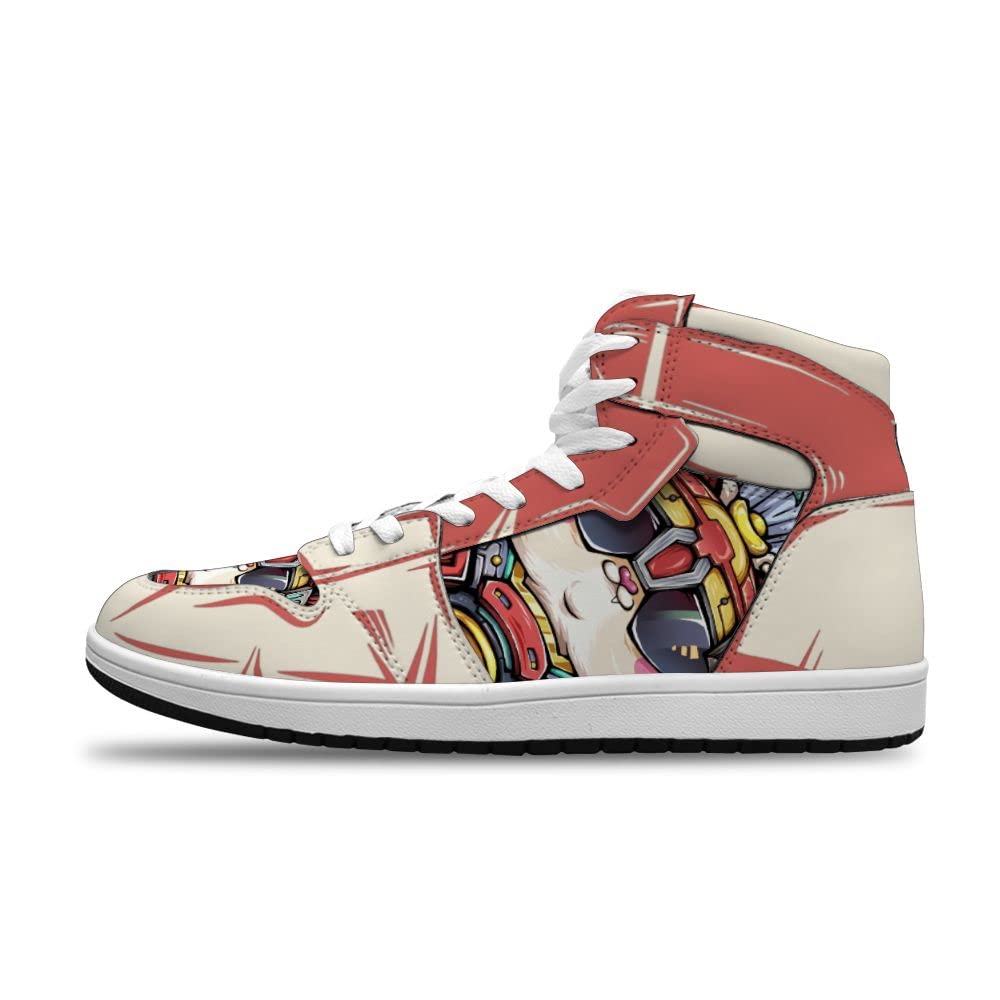 Custom Graffiti Street Fashion Sneakers for Men & Women - Trendy Anime Basketball Shoes | Perfect for Urban Wear, Sports & Casual Outfits