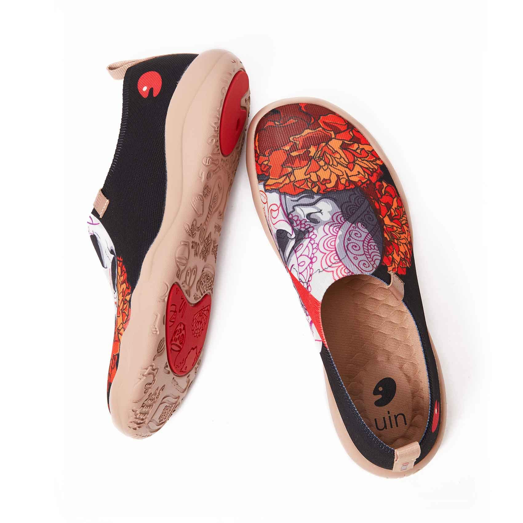 UIN Men's Loafers - Slip On Knitted Walking Shoes for Travel | Lightweight Comfortable Casual Sneakers | Perfect for Daily Wear, Office & Weekend Outings - Toledo Ⅱ Love Confession Collection
