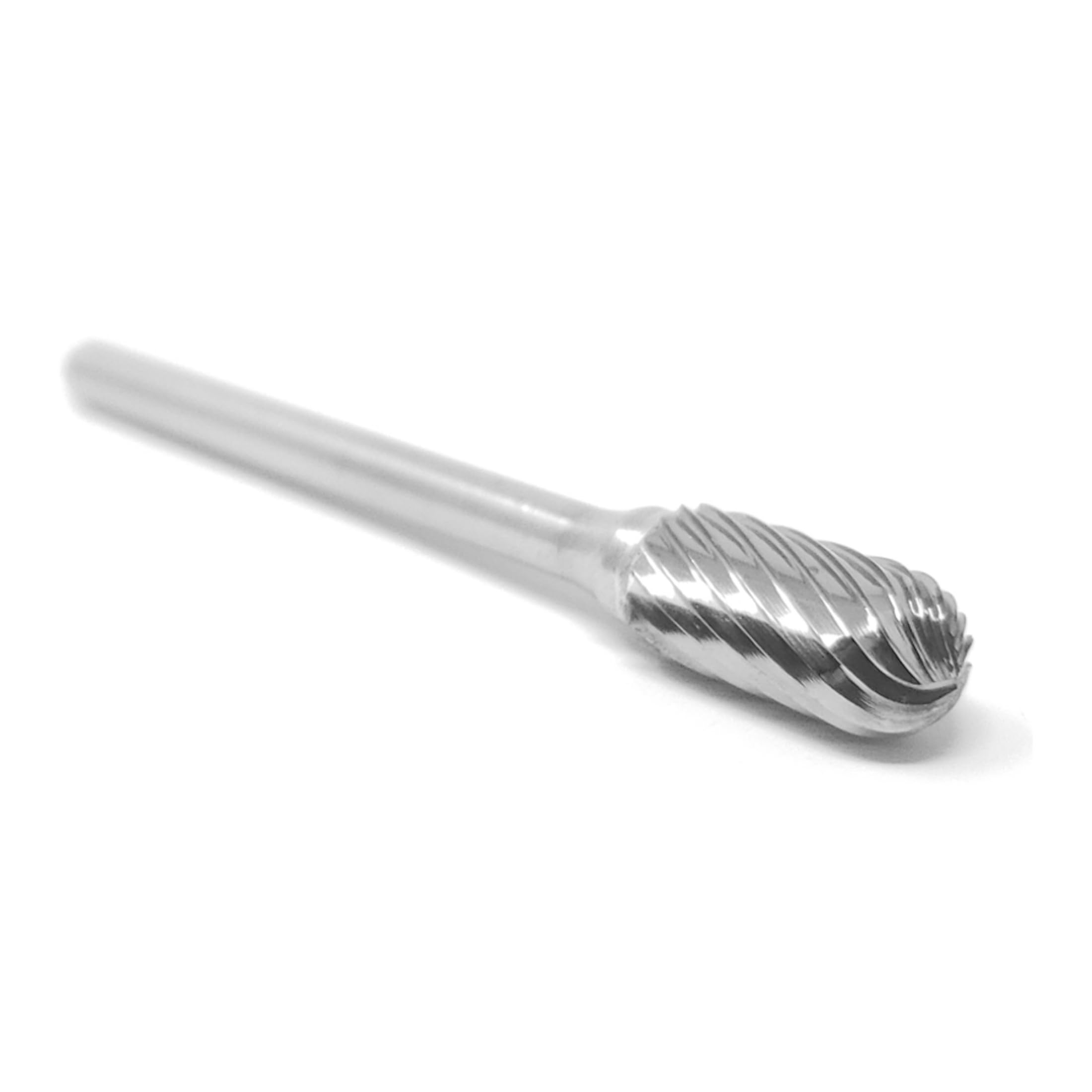 SC-51 Single Cut Solid Carbide Rotary Burr Die Grinder Bit 1/4