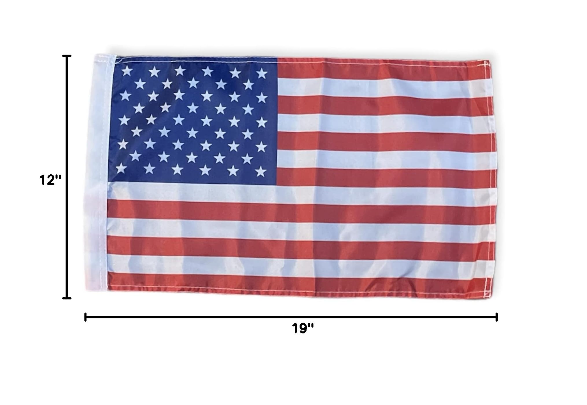 6 Ft Tall American Flag - USA Patriotic Outdoor & Indoor Decoration for Home, Garden, Parties & Events