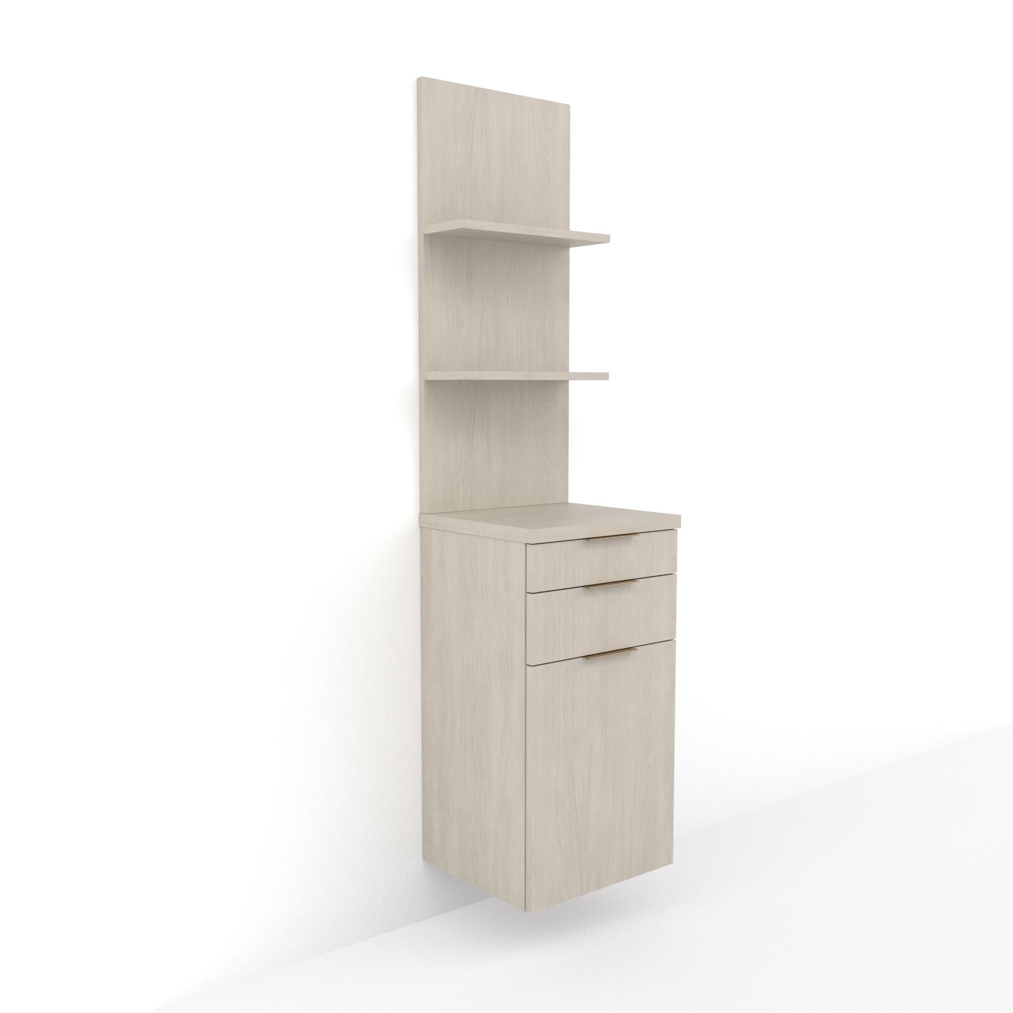 Aspen Floating Styling Tower with Panel - Adjustable Salon Stool for Hairdressers & Barbers - Perfect for Salon, Spa & Home Hair Styling
