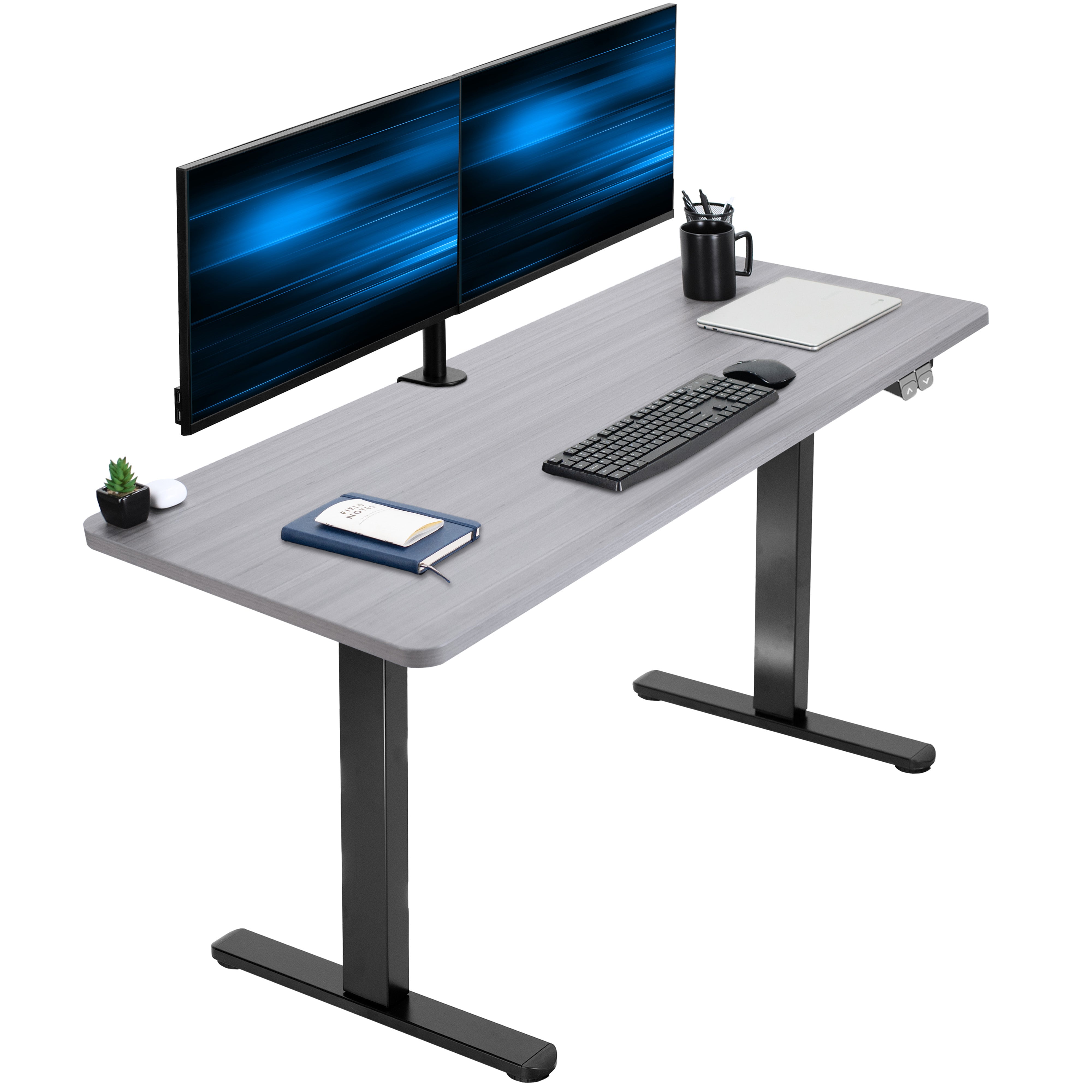 B0 Series 60 x 24 Electric Standing Desk with 2 Button Controller - Adjustable Height Home Office Desk for Work, Study & Gaming