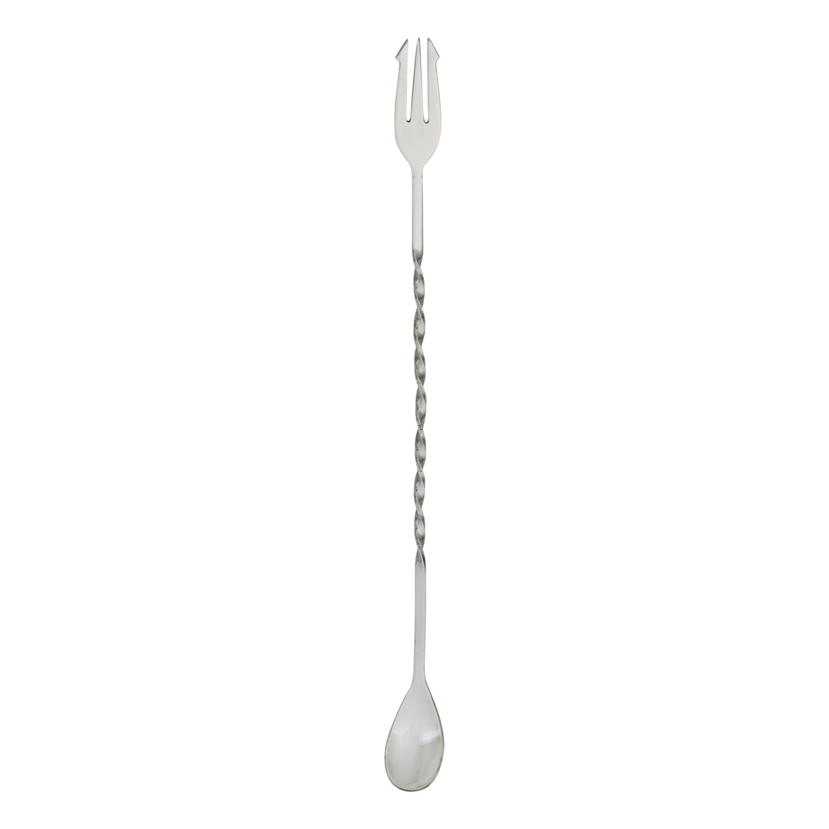 American Metalcraft BS13T Twisted Trident Bar Fork & Spoon Set - 13